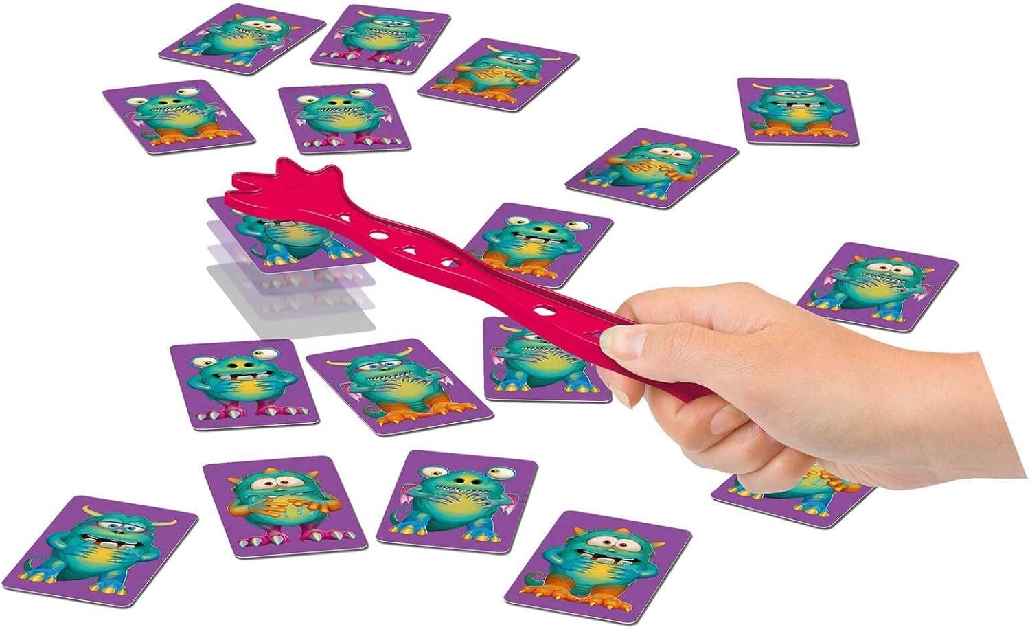 Detalle de Schmidt Spiele 40557 Monsterjäger – Aktionsspiel, bunt, für 2–4 Spieler