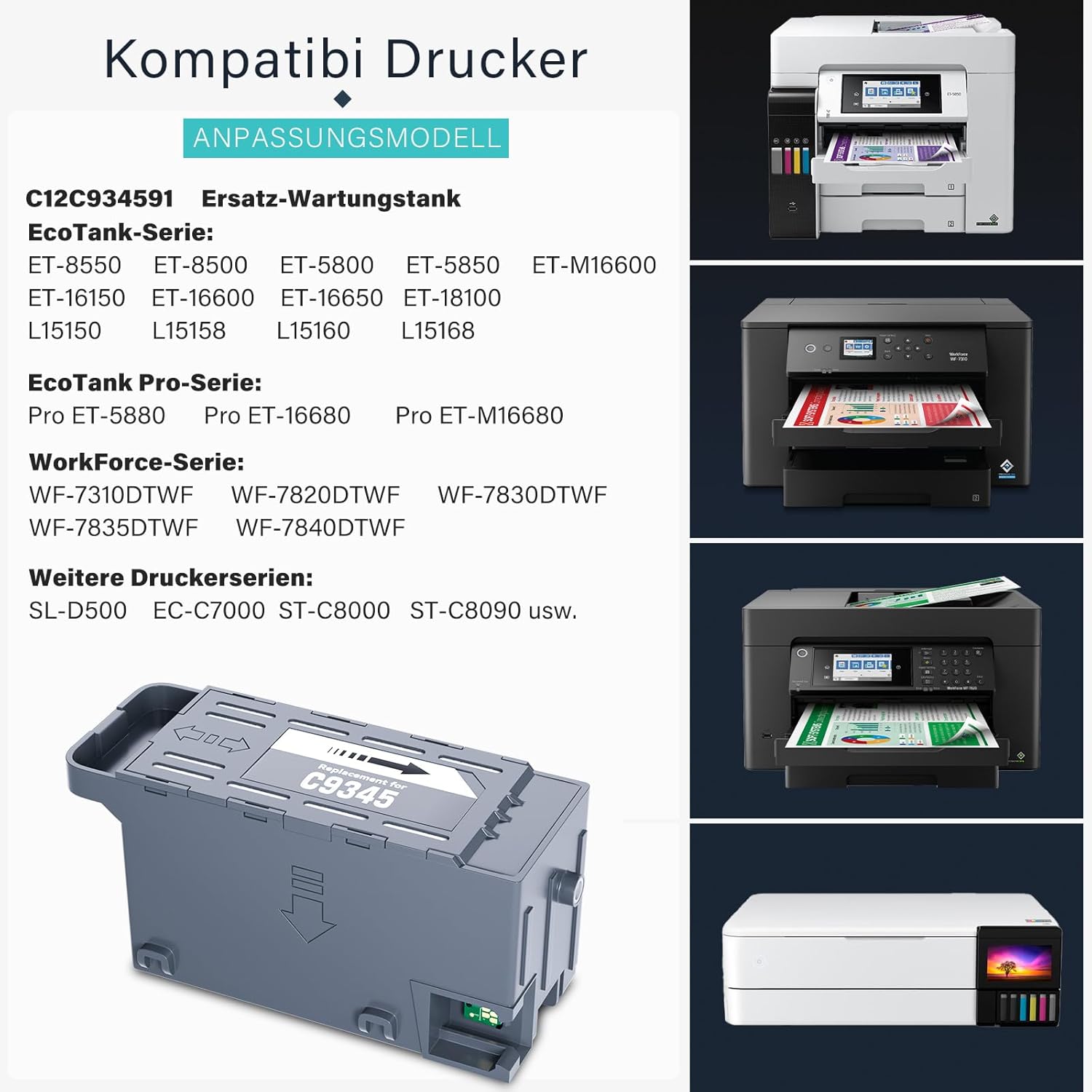 Thumbnail 1 de Spaceink C9345 Wartungsbox für Drucker