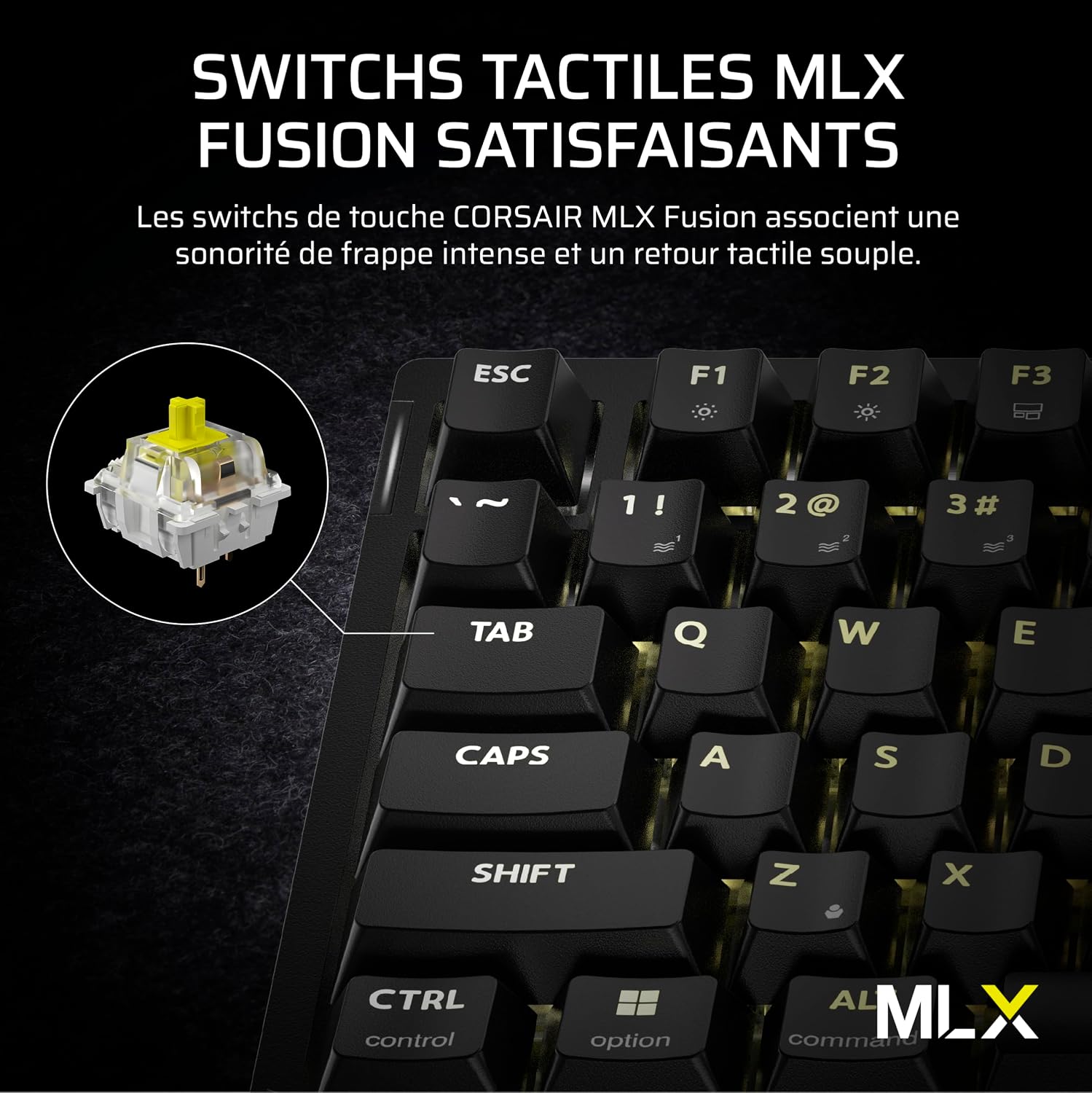 Thumbnail 3 de Corsair K65 Plus Wireless 75% RGB Clavier