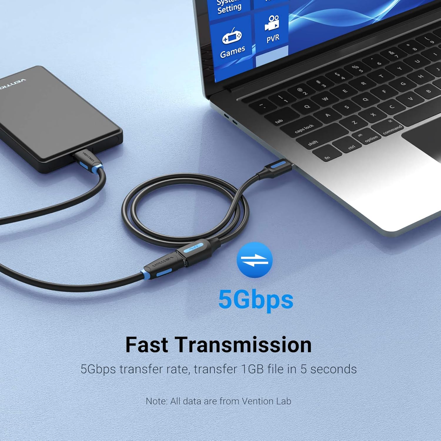 Thumbnail 4 de VENTION USB 3.0 Extension Cable 2m – Type A Male to Female, 5Gbps