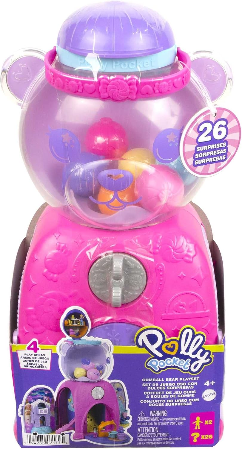 Thumbnail 5 de Polly Pocket HJN90 Bärchen Kaugummi-Automat Spielset