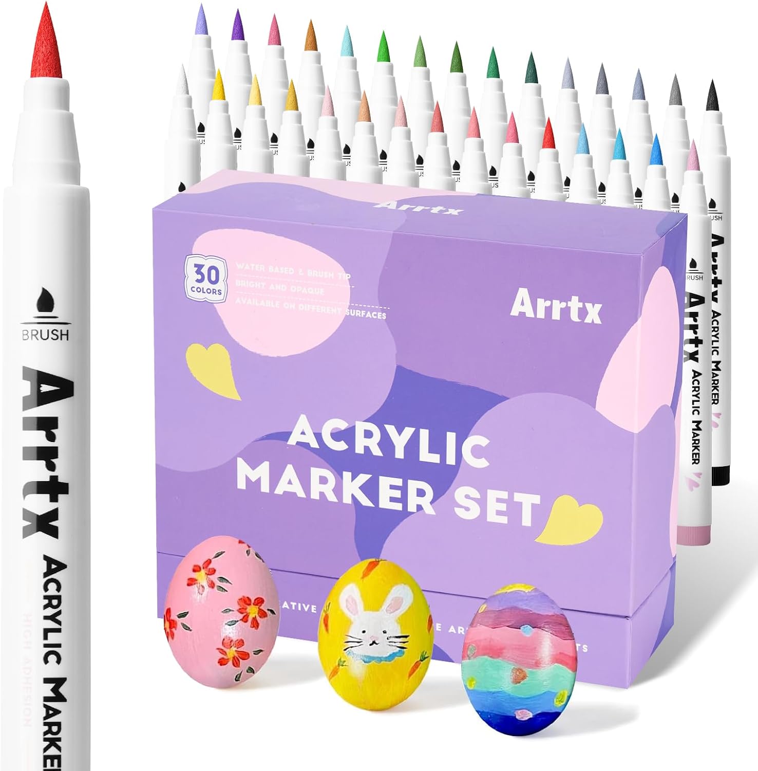 Detalle de Arrtx 30 colour acrylic paint pens