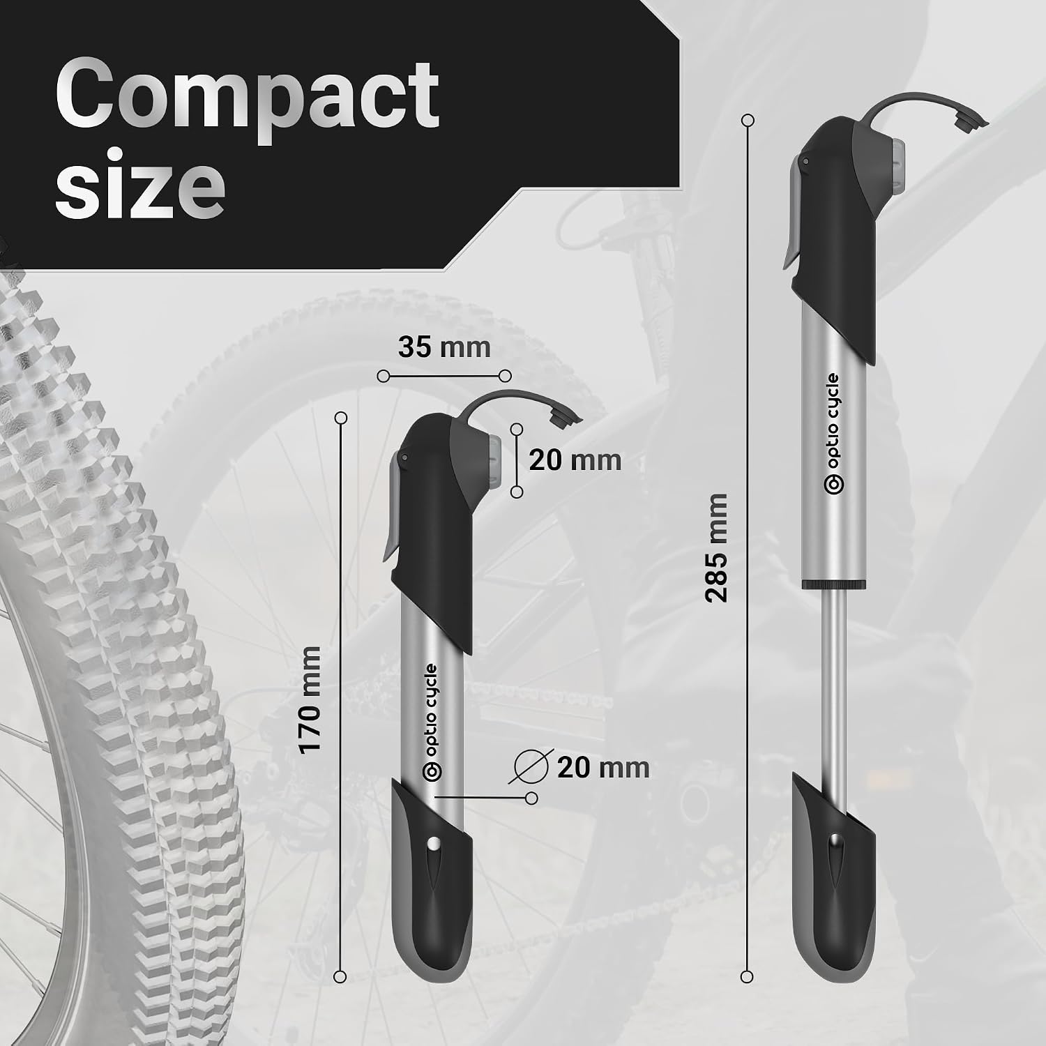 Thumbnail 2 de Mini Bike Pump 120 PSI
