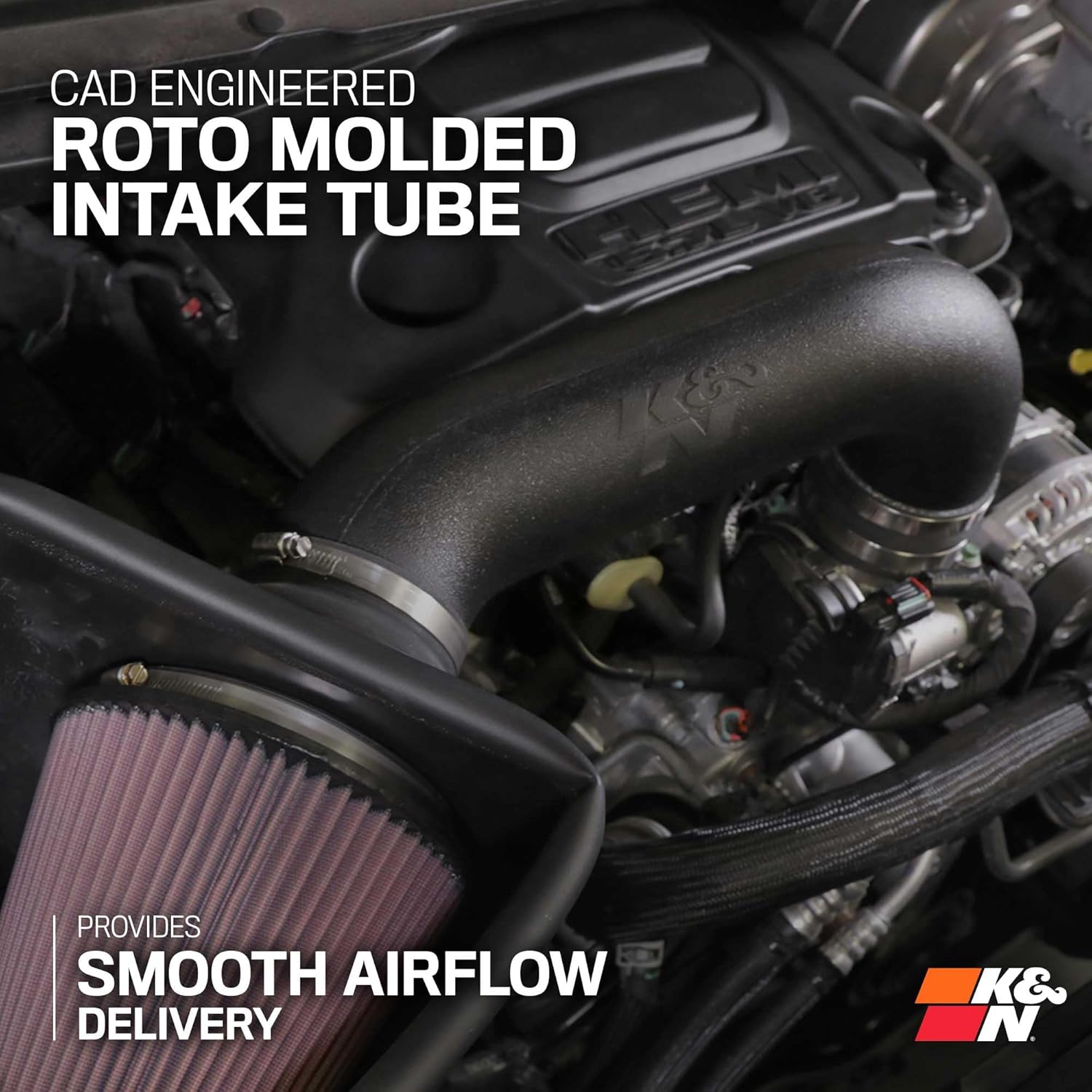 Thumbnail 4 de K&N Aircharger Kit per Dodge Ram 1500 5.7L V8 2019-2024 (63-1578)