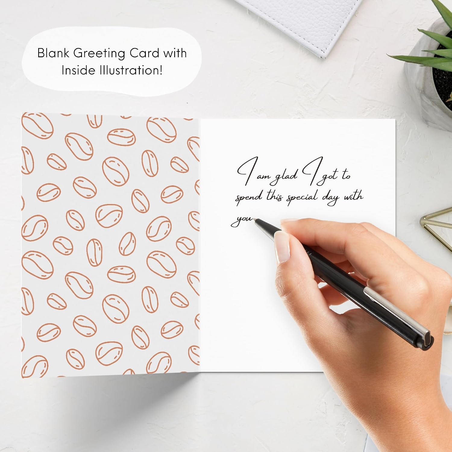 Thumbnail 1 de Aly Lou Thank-You Greeting Card 5.5 x 4.25 Inches