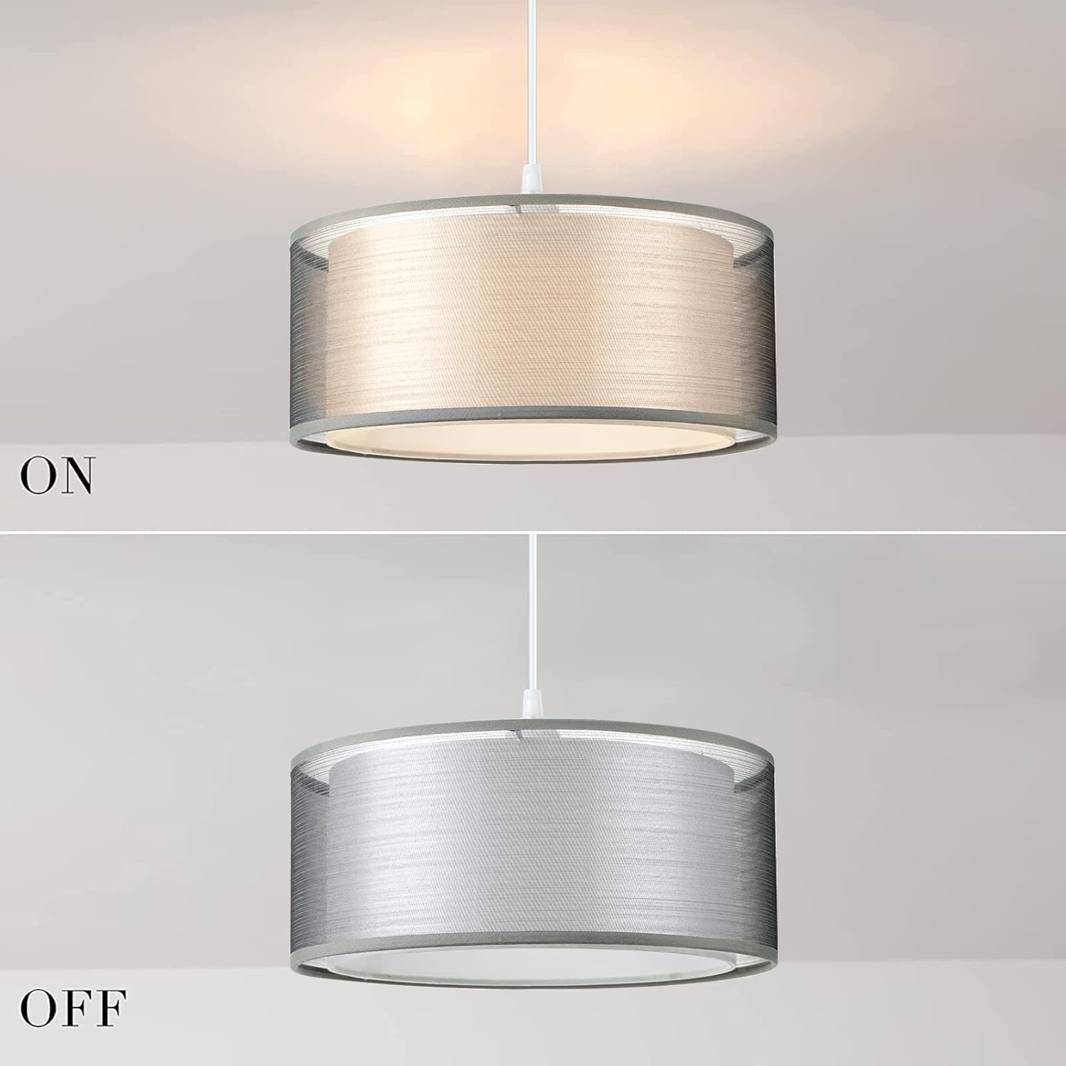 Detalle 2 de FRIDEKO Home 2 Tier 30cm ceiling lampshade