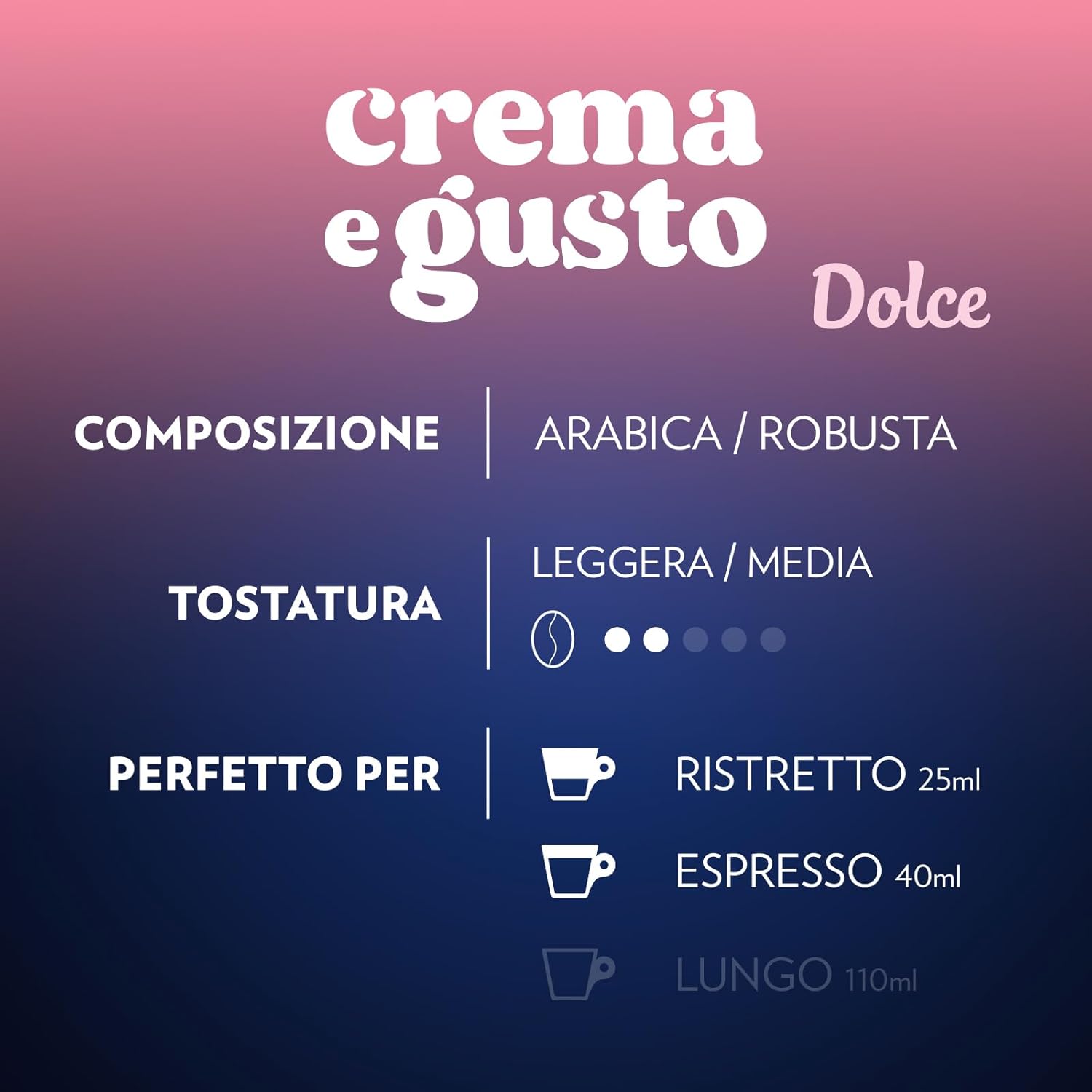 Detalle de Lavazza Crema e Gusto Dolce: Capsule compatibili Nespresso Original, 100 pezzi