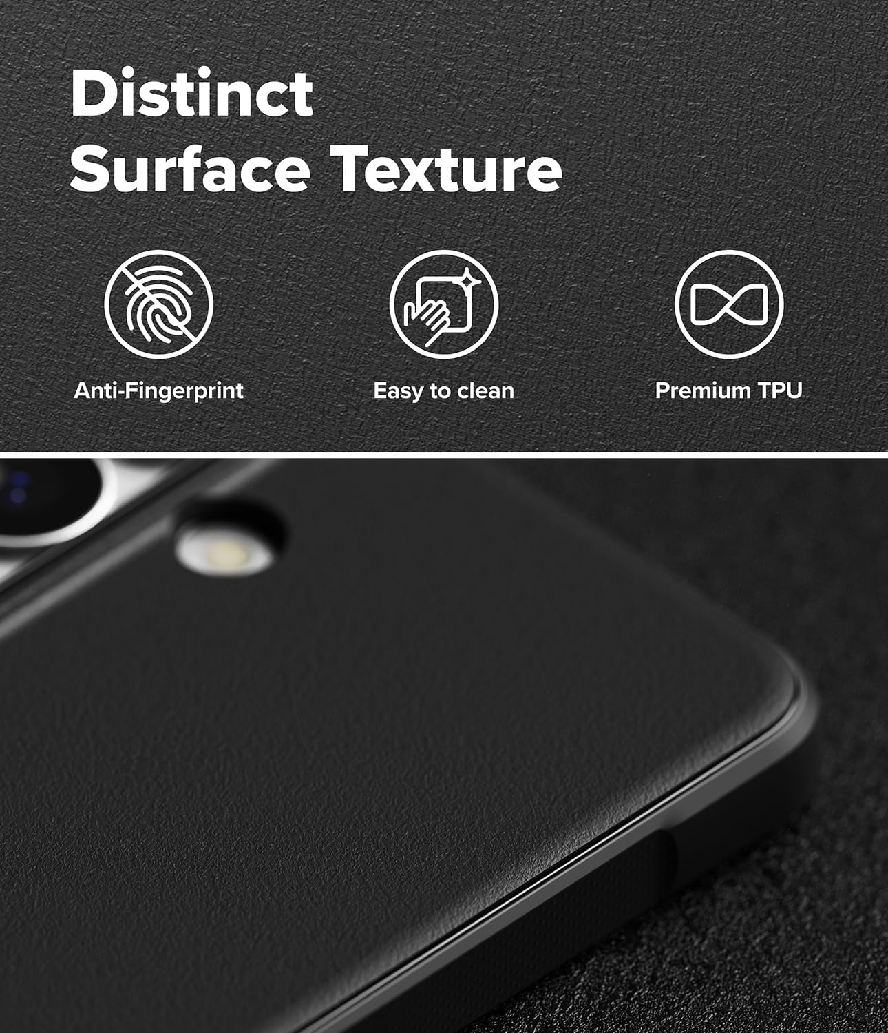 Detalle de Ringke Hülle Galaxy S26 Plus Onyx Magnetic: Griffig, stoßfest und MagSafe-kompatibel