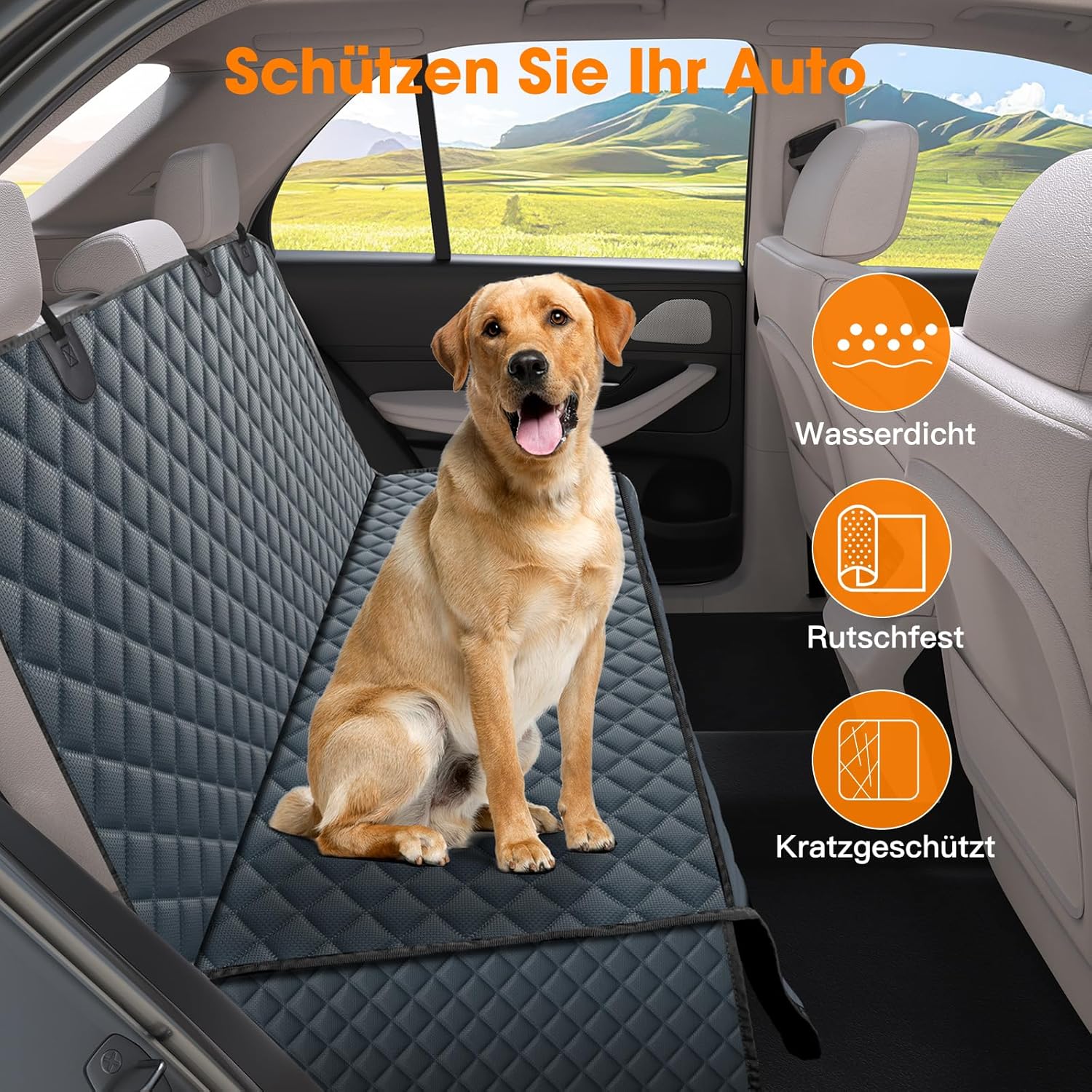 Thumbnail 5 de JOEJOY Hundedecke Auto Rückbank 137x120 cm