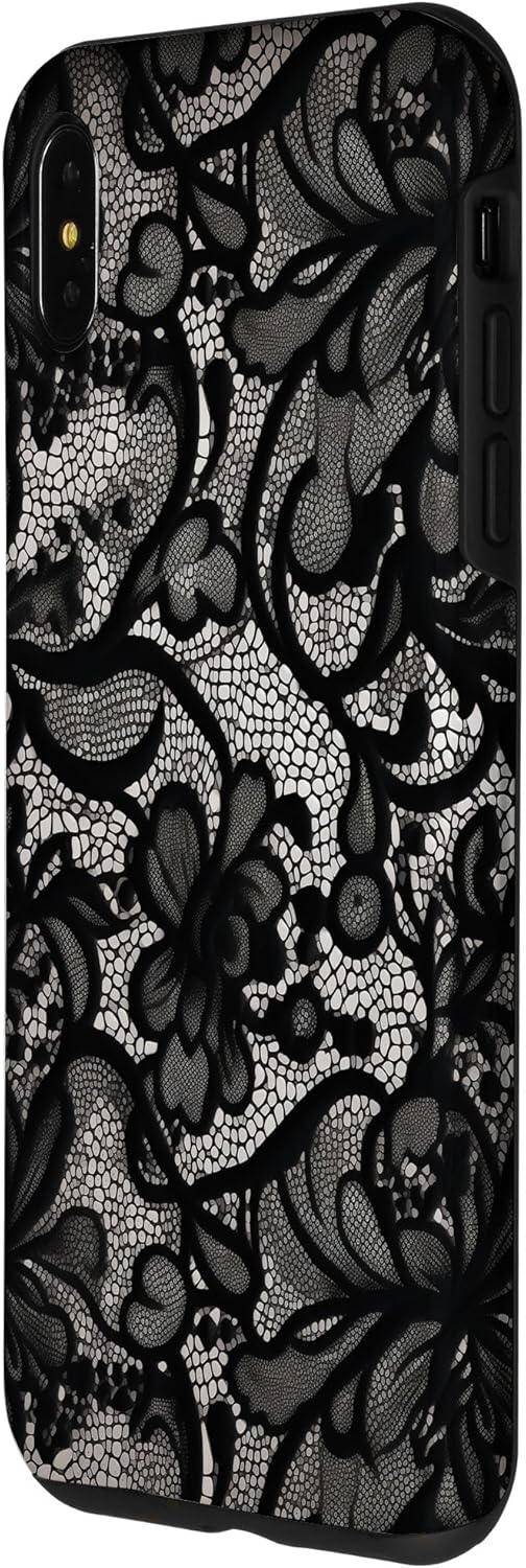 Detalle 2 de Coque iPhone XS Max dentelle noire