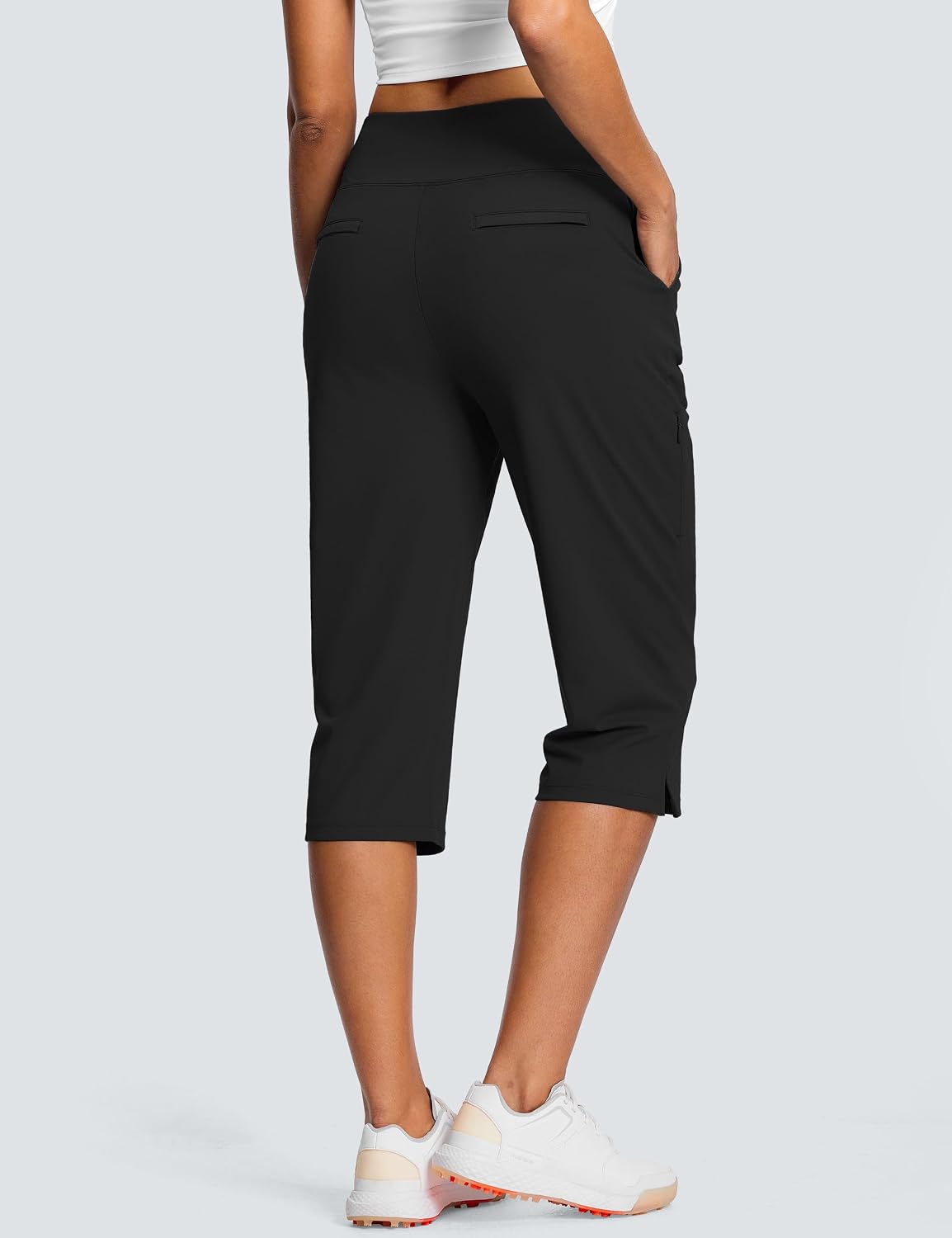 Thumbnail 3 de ISEEGZ High-Waist Stretch Capri Pants for Women (15"/18"/21"/27") with Pockets