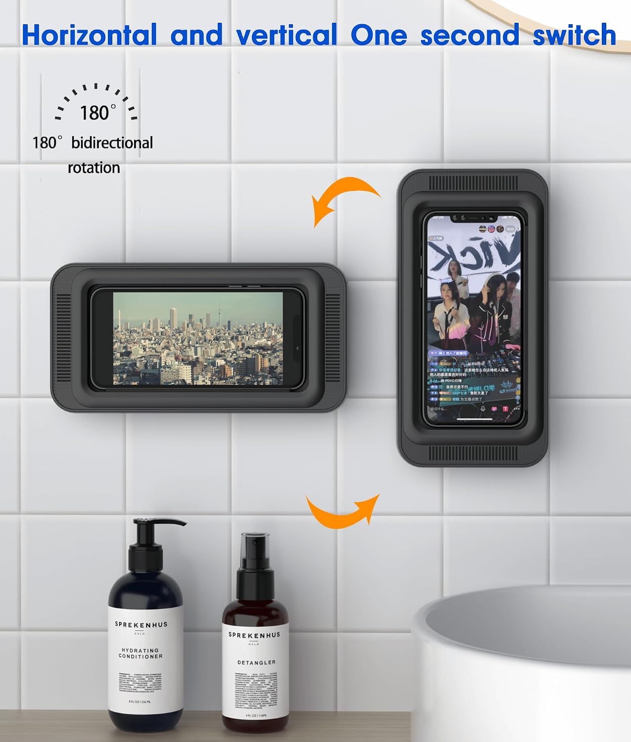 Thumbnail 6 de Mistriddle Shower Phone Holder 7 Inch