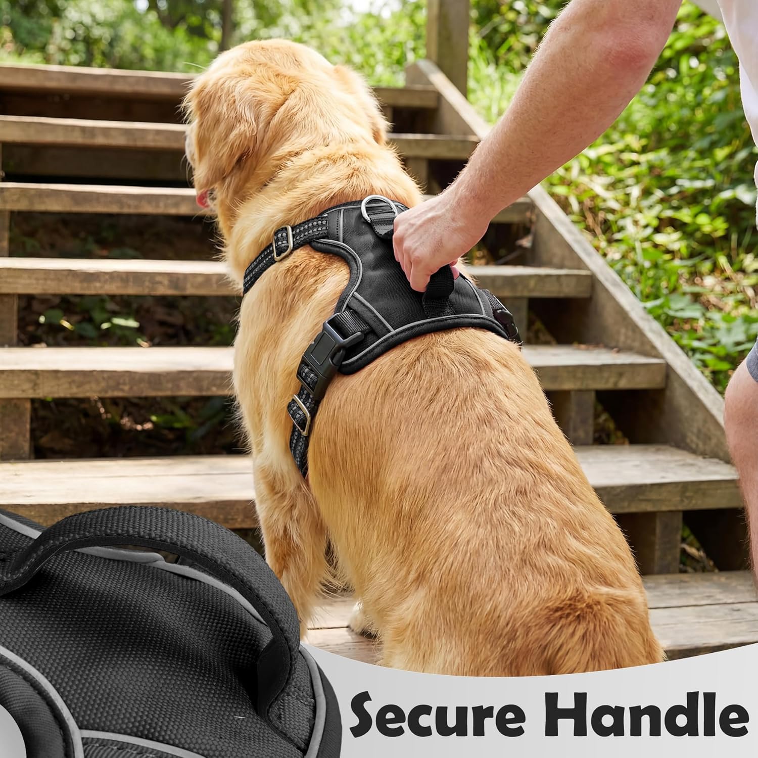 Detalle 1 de Funfox No Pull Dog Harness L for large dogs