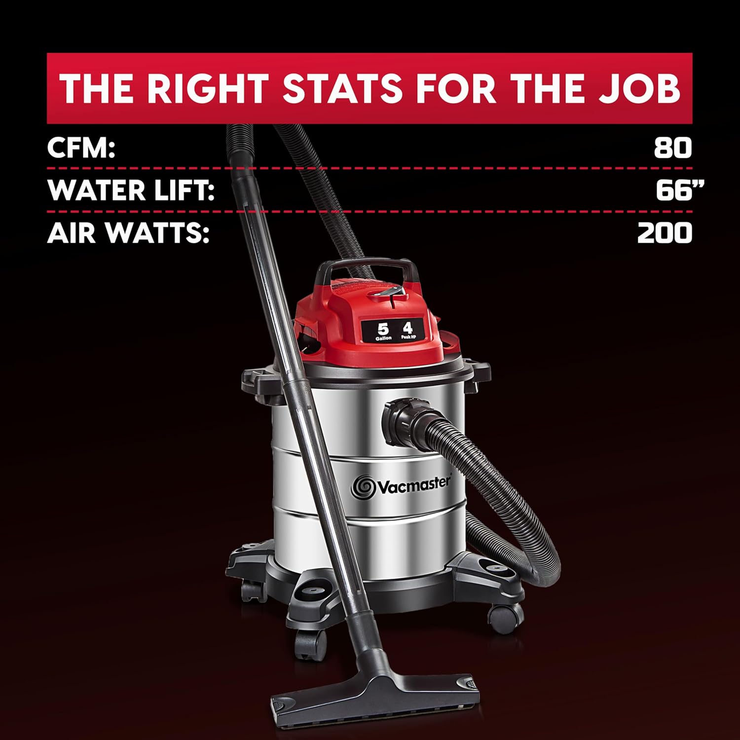Thumbnail 6 de Vacmaster VOC508S 5-Gallon Wet/Dry Vacuum
