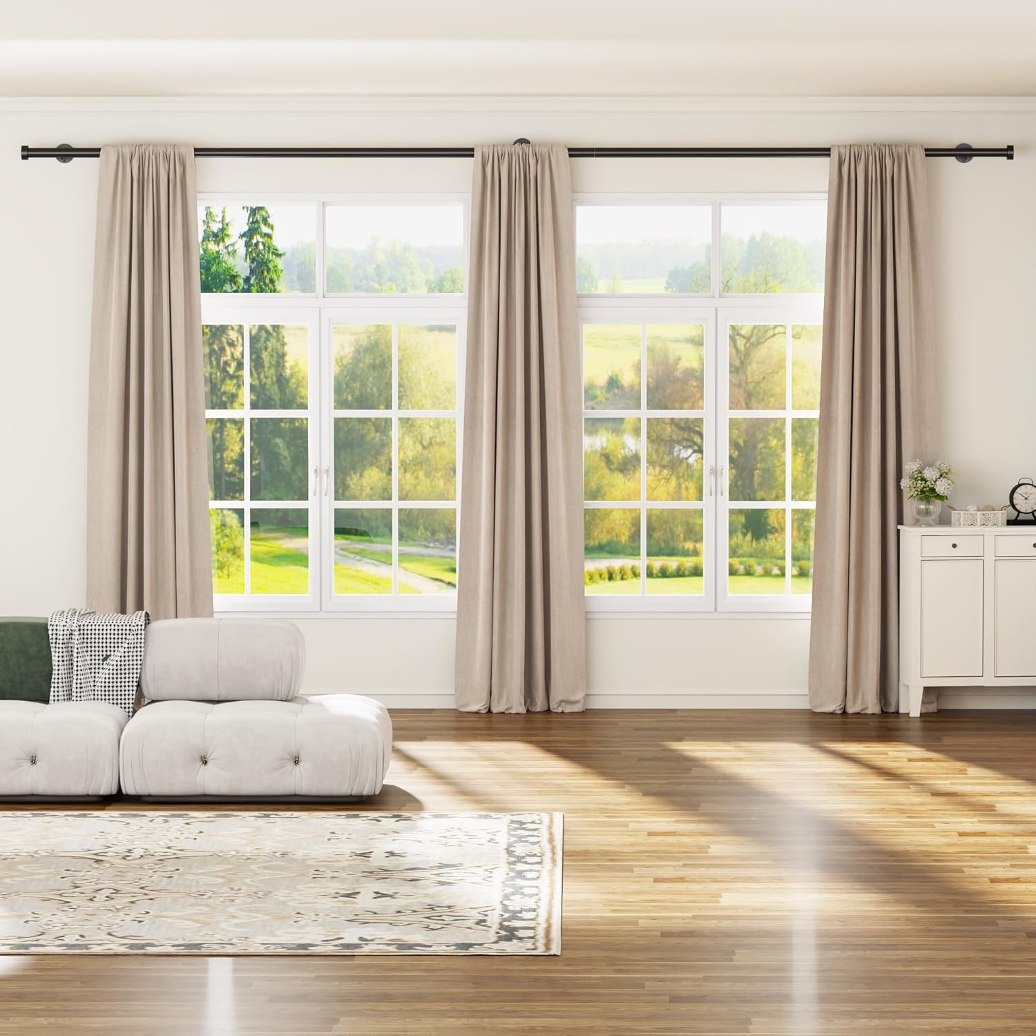 Thumbnail 6 de YaFex Heavy Duty Curtain Rods 32-150 Inch ๐ช
