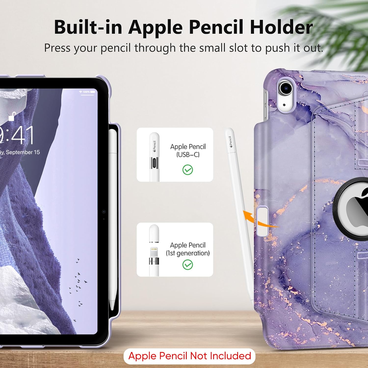 Detalle 1 de Fintie Rotating iPad Case for iPad (A16)