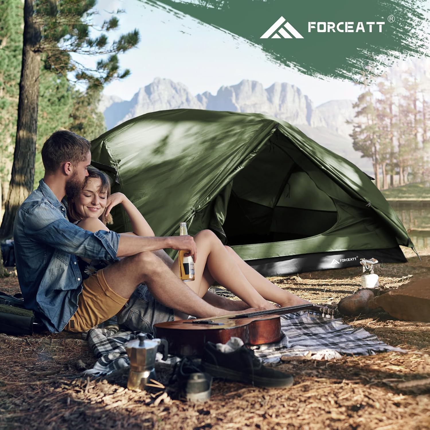 Thumbnail 6 de Forceatt Tent for 2–3 People: Waterproof, Windproof, Lightweight Backpacking Shelter