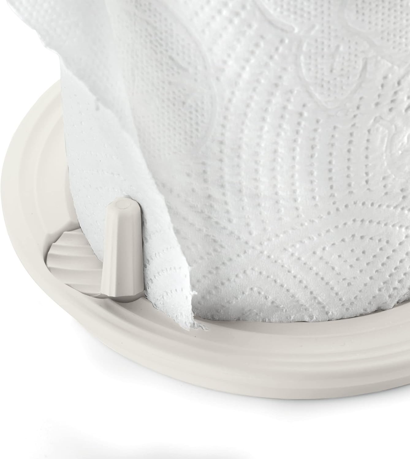 Detalle de Guzzini Roll&Tear Portarrollos Blanco Madera 🧻