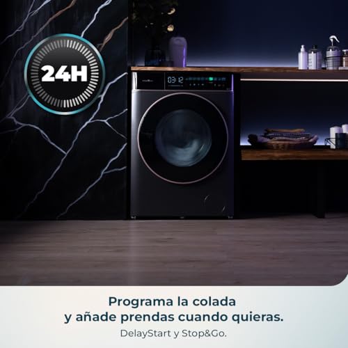 Thumbnail 13 de Cecotec Lavadora Secadora Bolero Wash&Dry 85900 Inverter Steel A: 8‑5 kg, 1400 rpm, pantalla FullColor 10,3