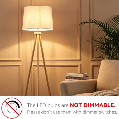 Thumbnail 7 de phopollo 6 Pack E27 LED Light Bulbs 2700K Warm White, 60W Equal, 9W, 800 Lumens