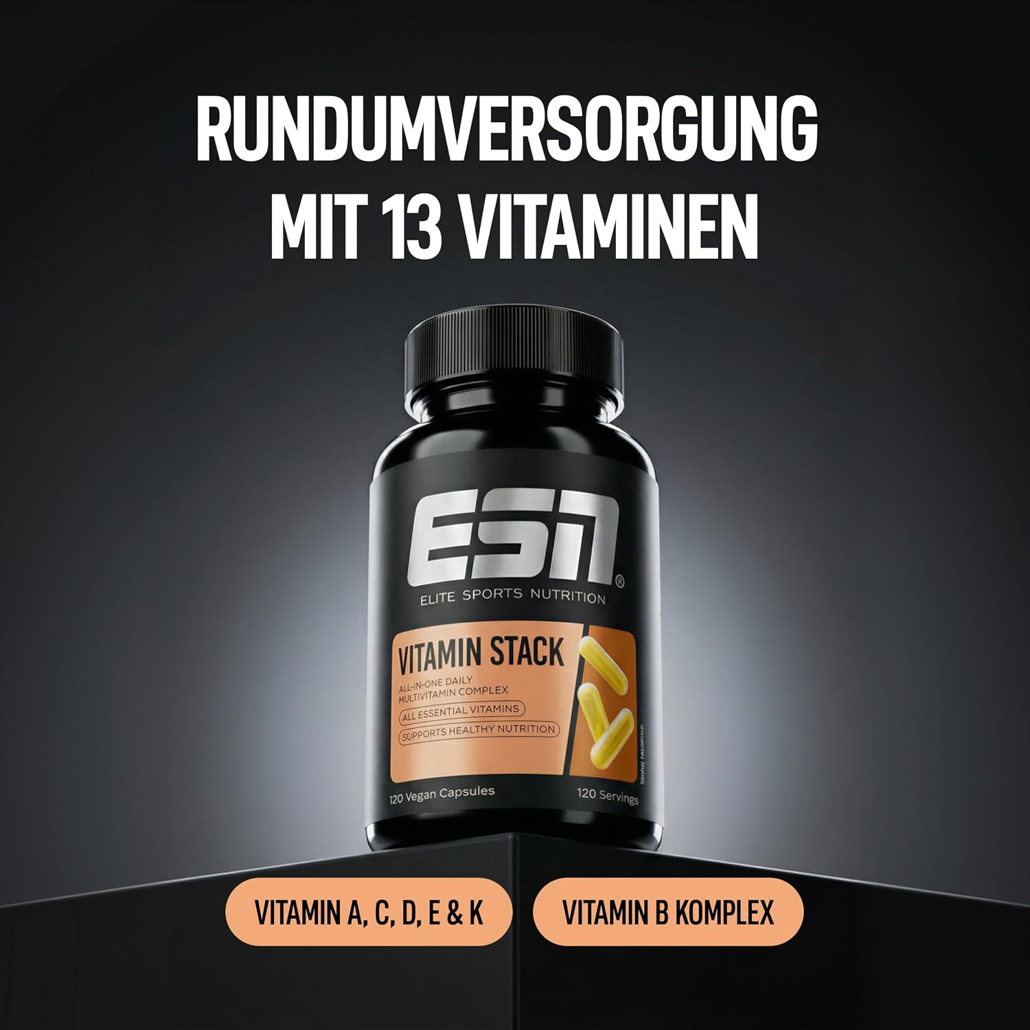 Detalle 2 de ESN Vitamin Stack Multivitamin 120 Kapseln