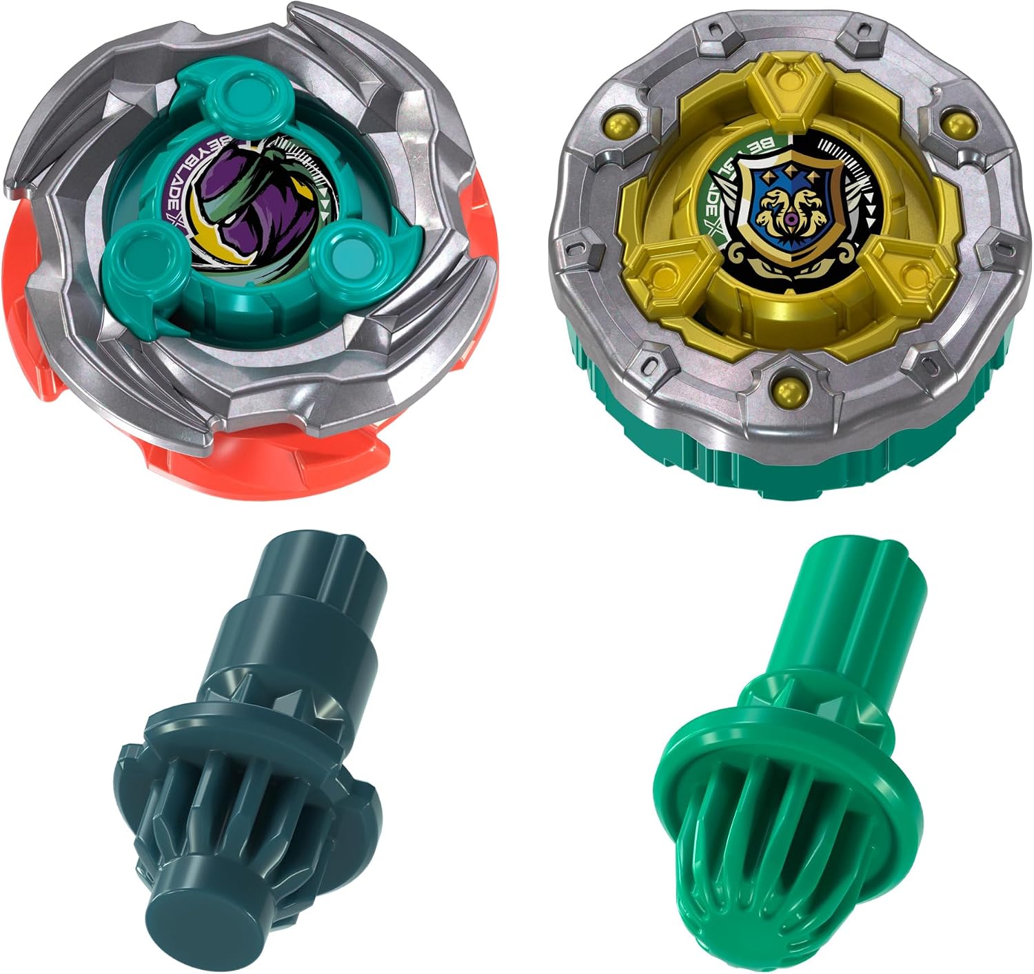 Thumbnail 2 de Hasbro Beyblade X Sneak Attack Battle-set met Beystadium, twee tollen en launchers