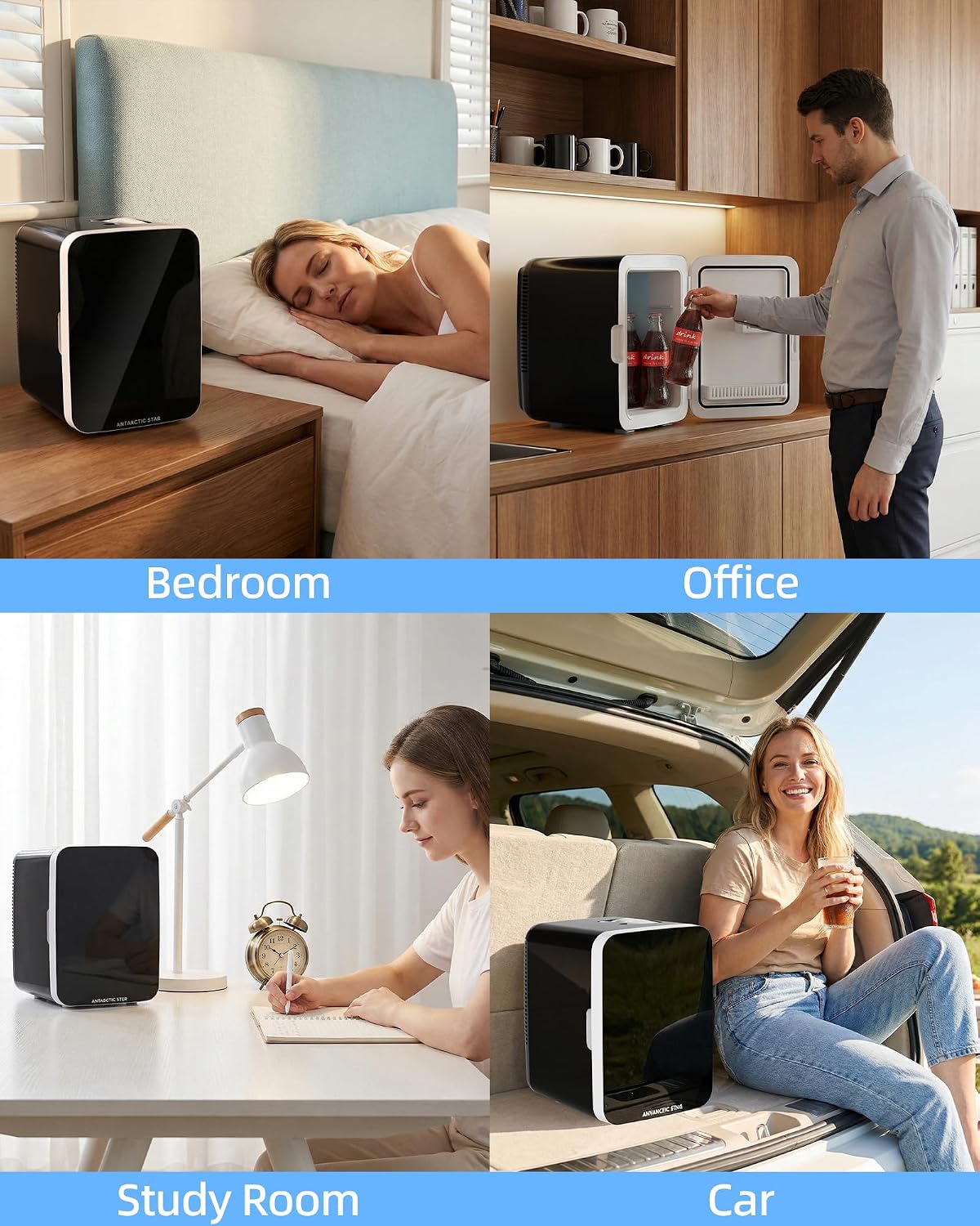 Thumbnail 6 de Antarctic Star LY2010 10L Portable Mini Fridge with AC/DC Power, Black