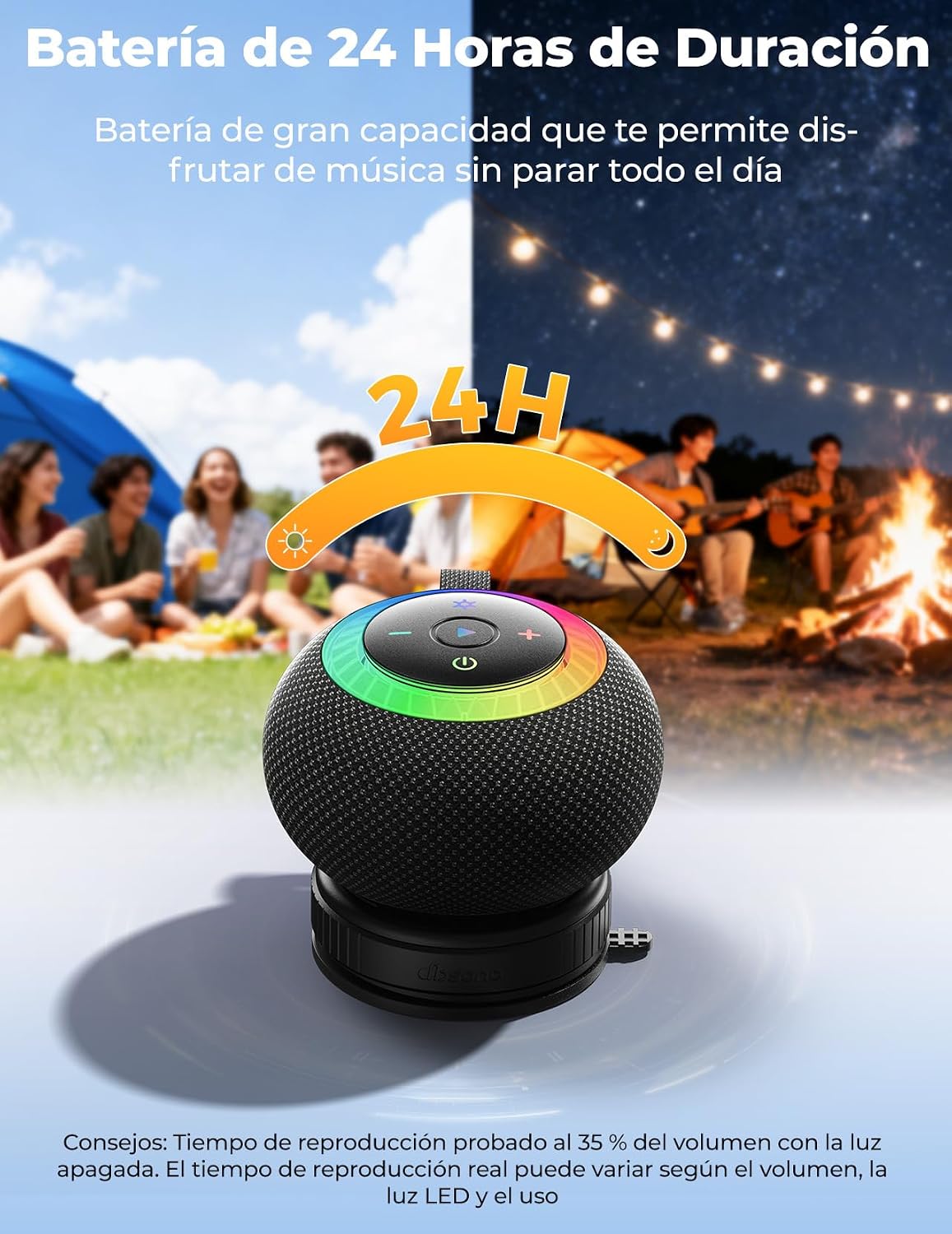 Thumbnail 6 de UOHHBOE Altavoz Bluetooth 20W IPX7