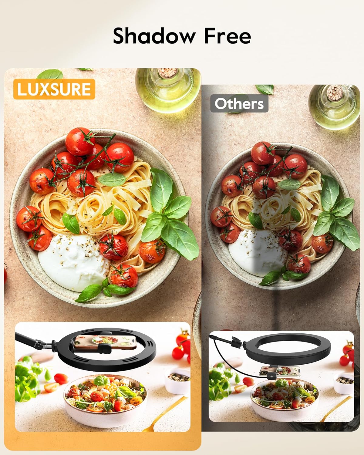 Thumbnail 5 de LUXSURE Ring Light for Desk with Stand