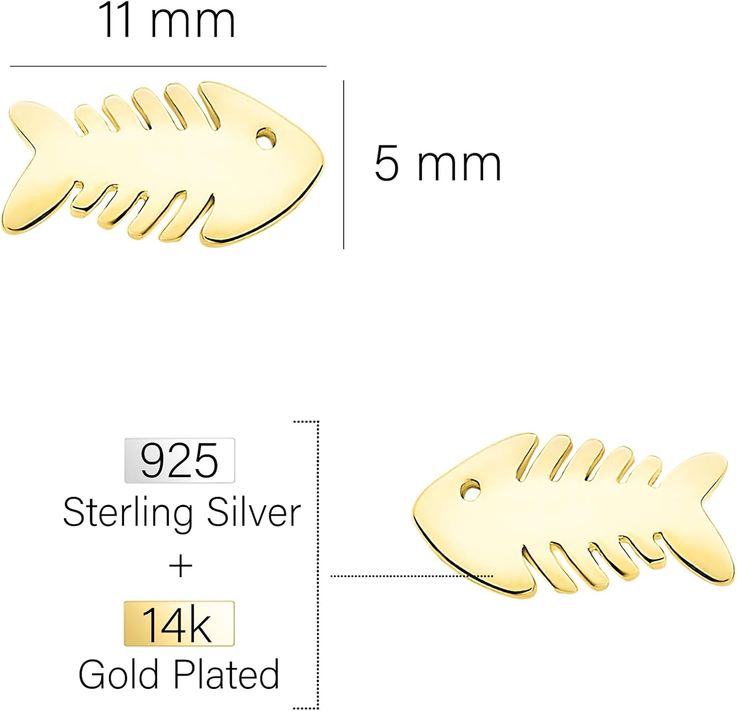 Detalle 2 de SOFIA MILANI Damen Ohrringe 925 Silber Fisch