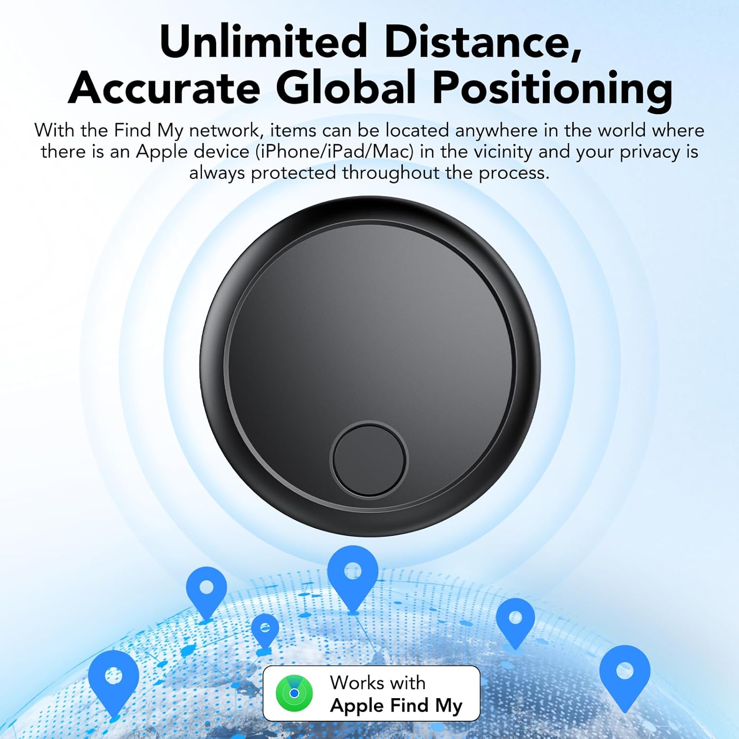 Thumbnail 6 de Smart Air Traceur Tag Lot de 4 – localisateur Apple Find My, IP68, 100 dB, batterie remplaçable