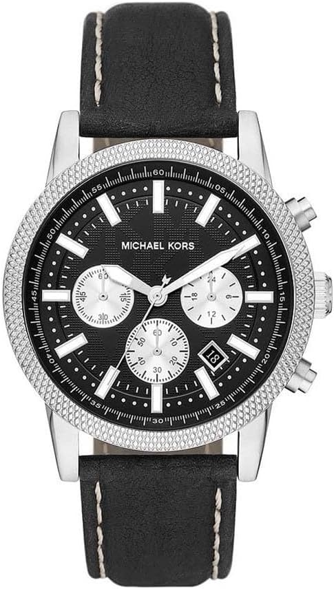Thumbnail 5 de Michael Kors Hutton – Montre pour homme, mouvement chronographe (acier inoxydable ou cuir)
