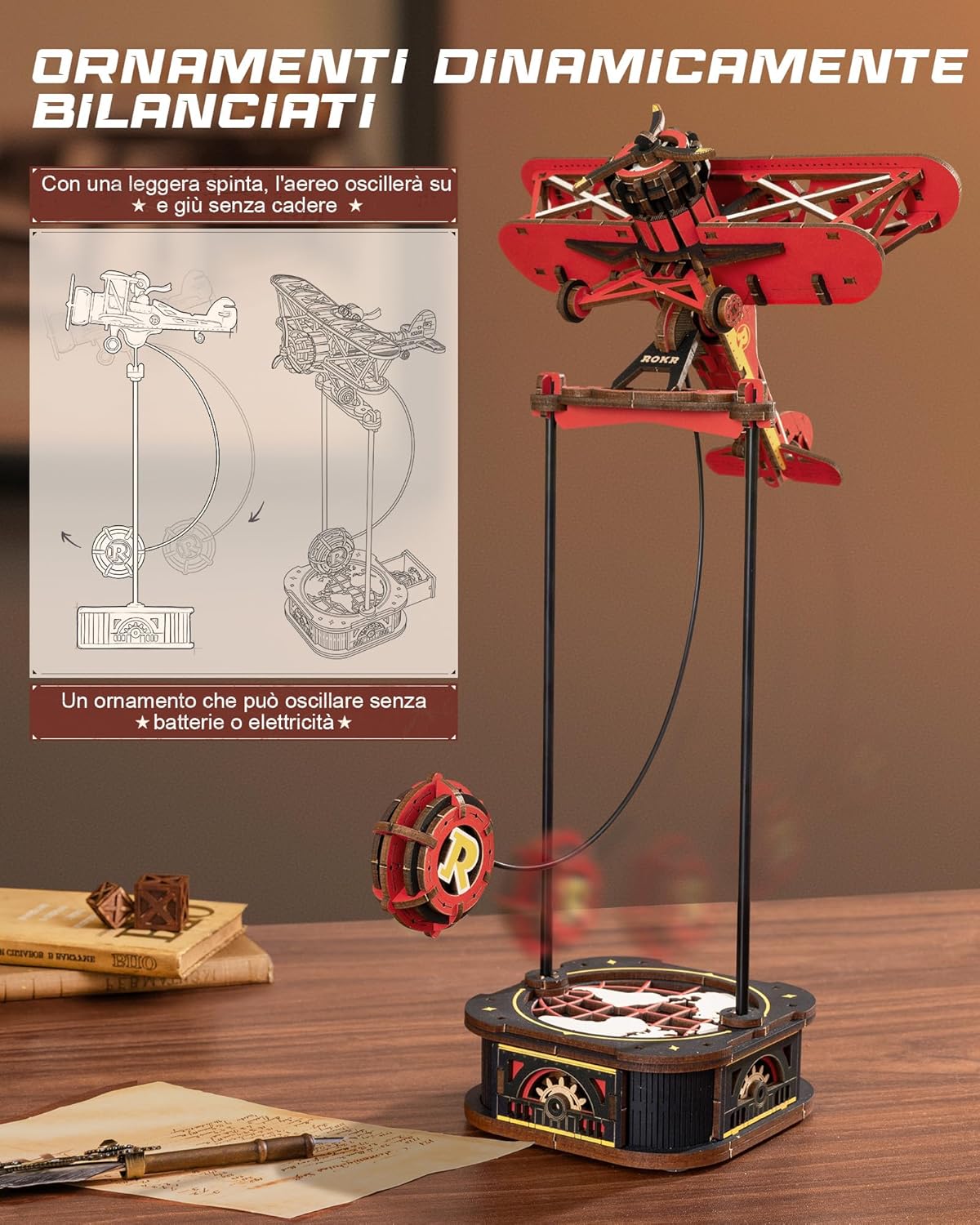 Thumbnail 2 de ROKR MCD01 Puzzle aereo 1:60