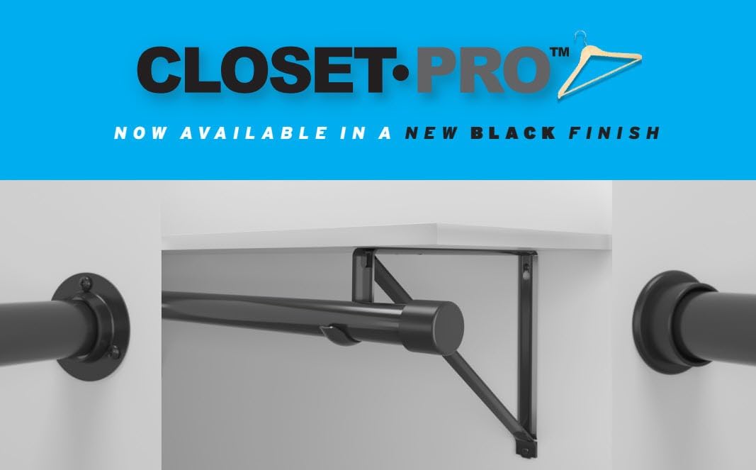 Thumbnail 2 de Closet Pro CD-0024-18/30WT Heavy Duty Adjustable Rod (18 x 30-Inch) — White
