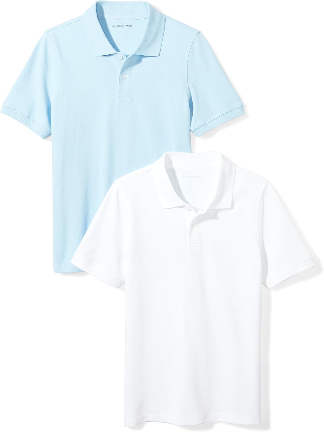 Thumbnail 6 de Boys Uniform Polo Shirt 2-Pack, Pique Knit