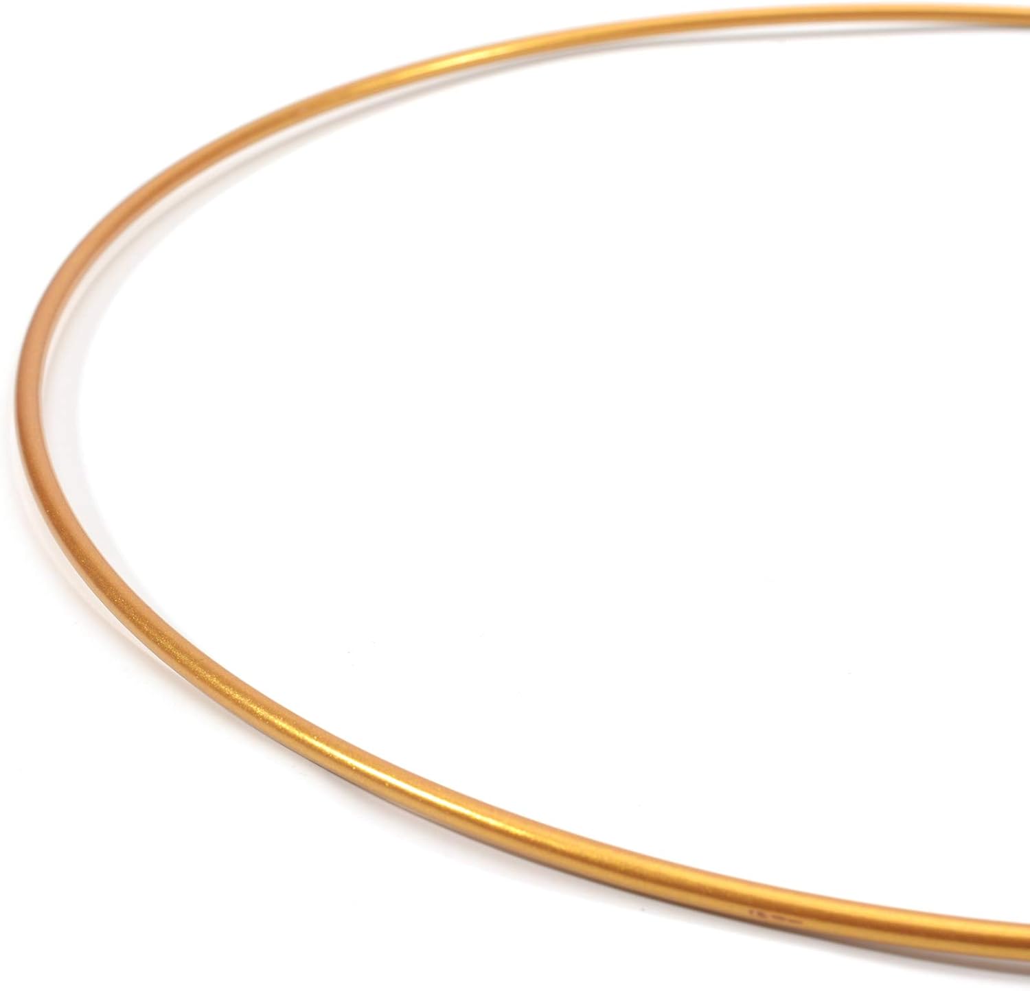 Detalle 2 de Vaessen Creative Metal Ring – Anillos de guirnalda dorados, 25 cm (8 uds.)