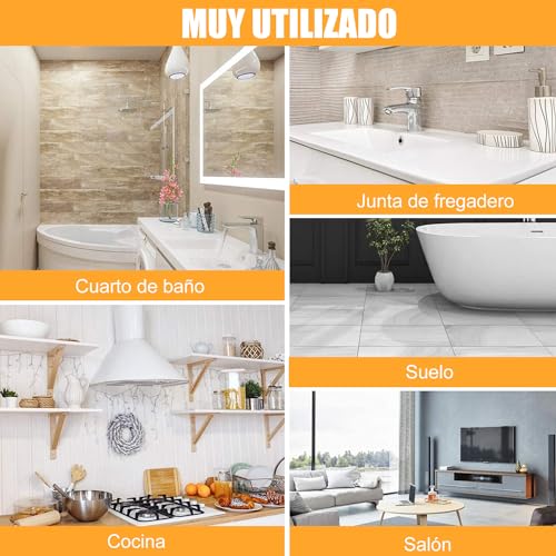 Thumbnail 6 de FOLAI Aplicador Silicona 3 en 1: Kit de Calafateo para Baño y Cocina