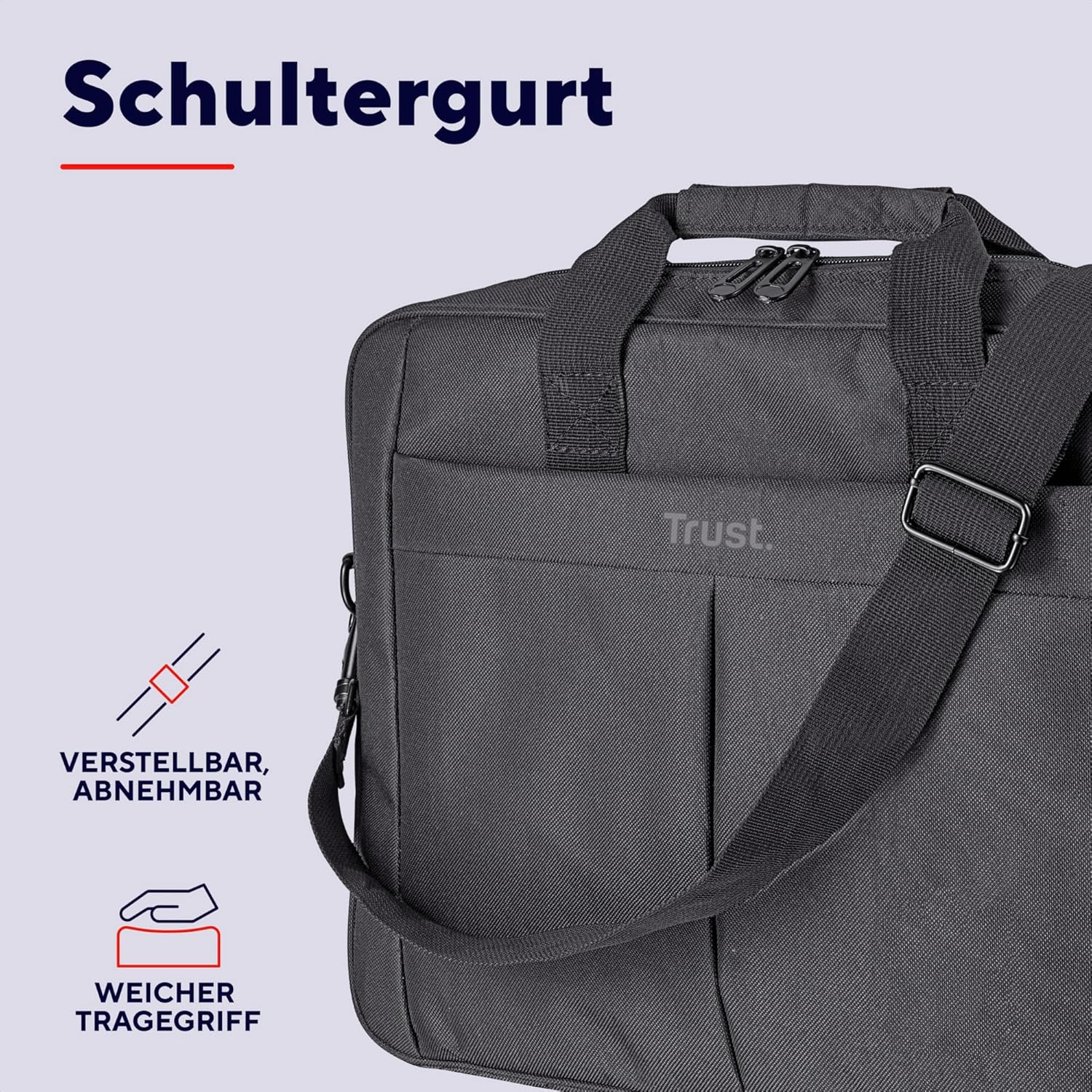 Thumbnail 4 de Trust Primo Laptoptasche 16 Zoll