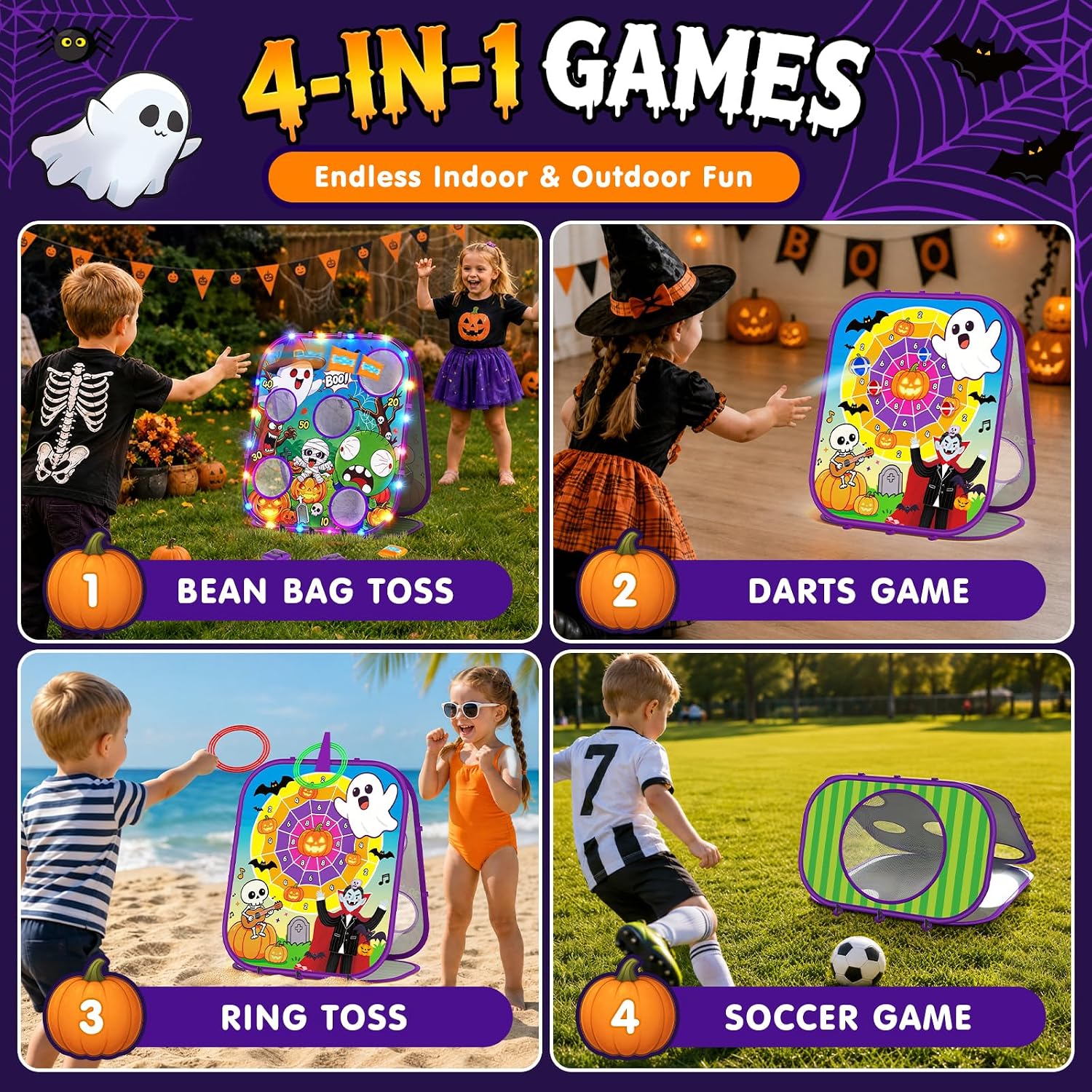 Detalle de Bean Bag Toss Game for Kids