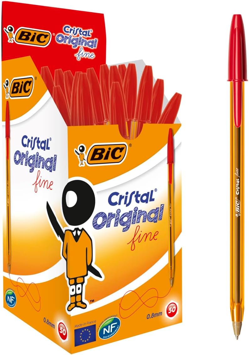 Detalle 2 de BIC Cristal 0,8 mm Stylos-bille 50 đź–Š
