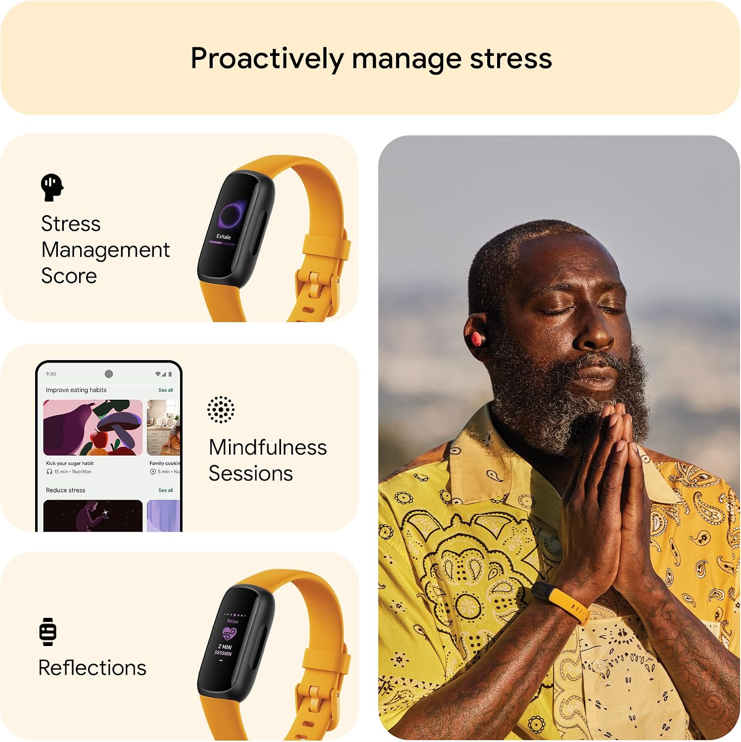 Thumbnail 4 de Google Fitbit Inspire 3 activity tracker