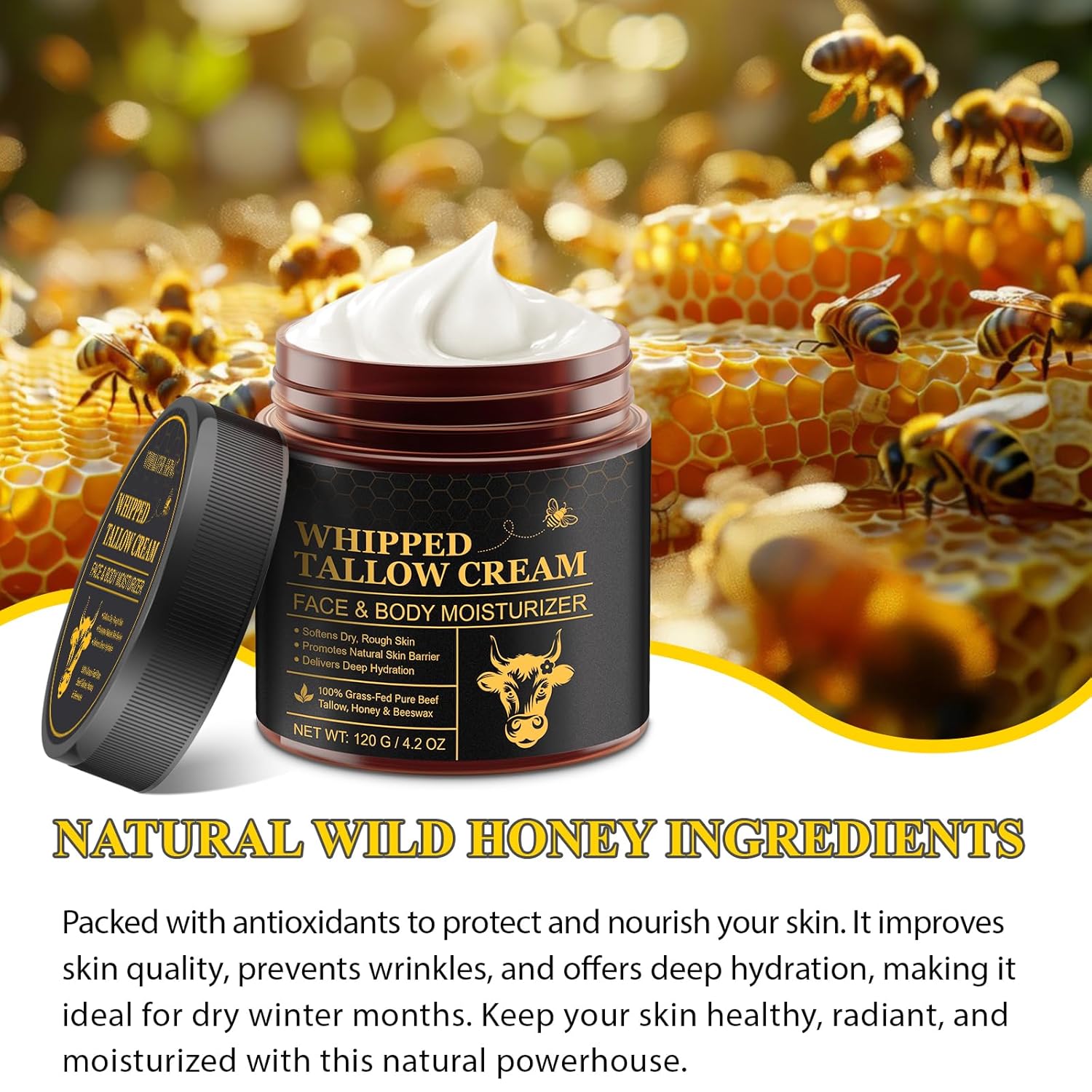 Thumbnail 4 de Whipped Tallow Cream Gesicht & Körper 120G – Talgcreme