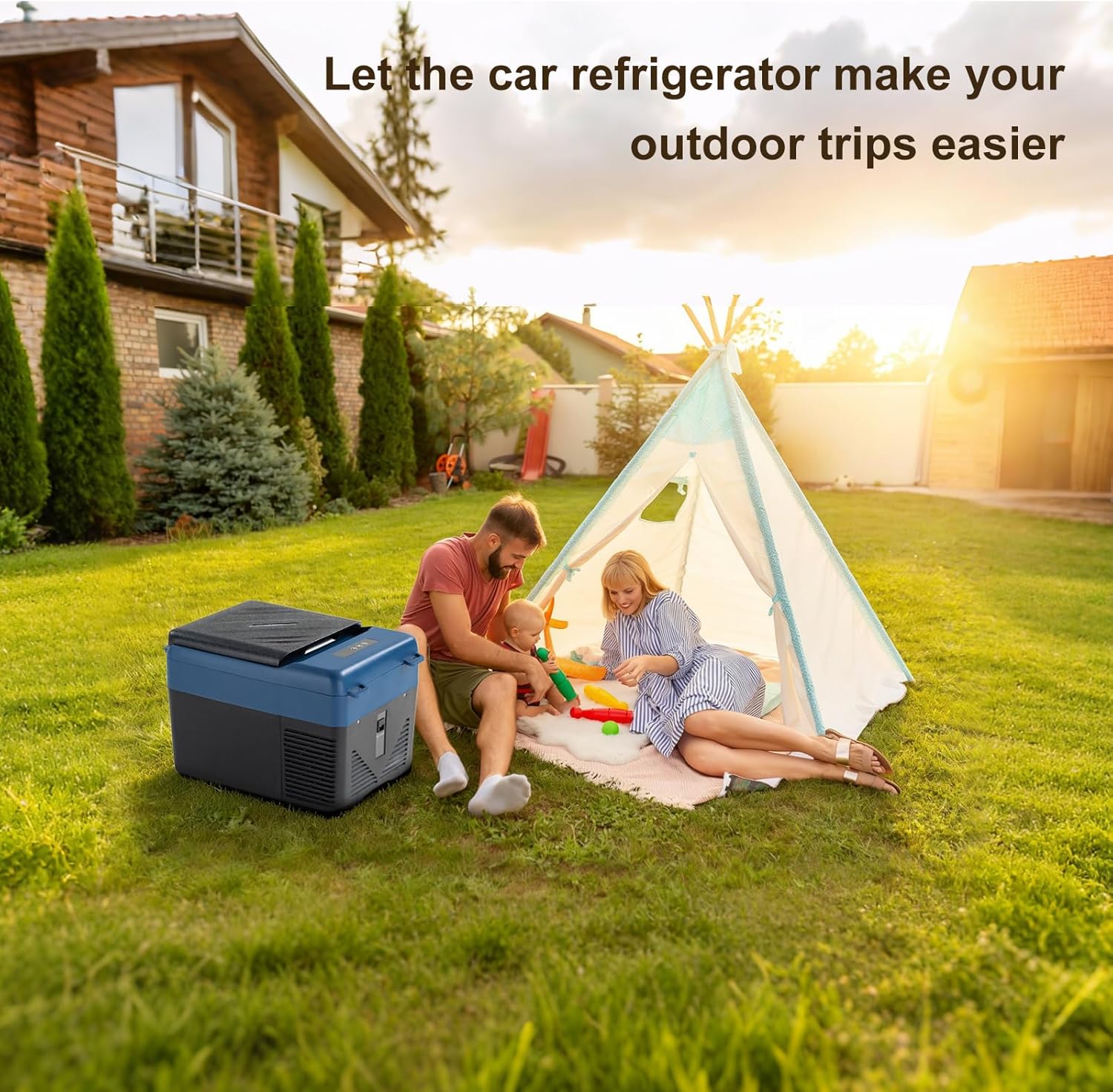 Detalle 2 de zcamp KI12 12L Series Compressor Car Refrigerator: Portable 12V/24V Cooler and Freezer