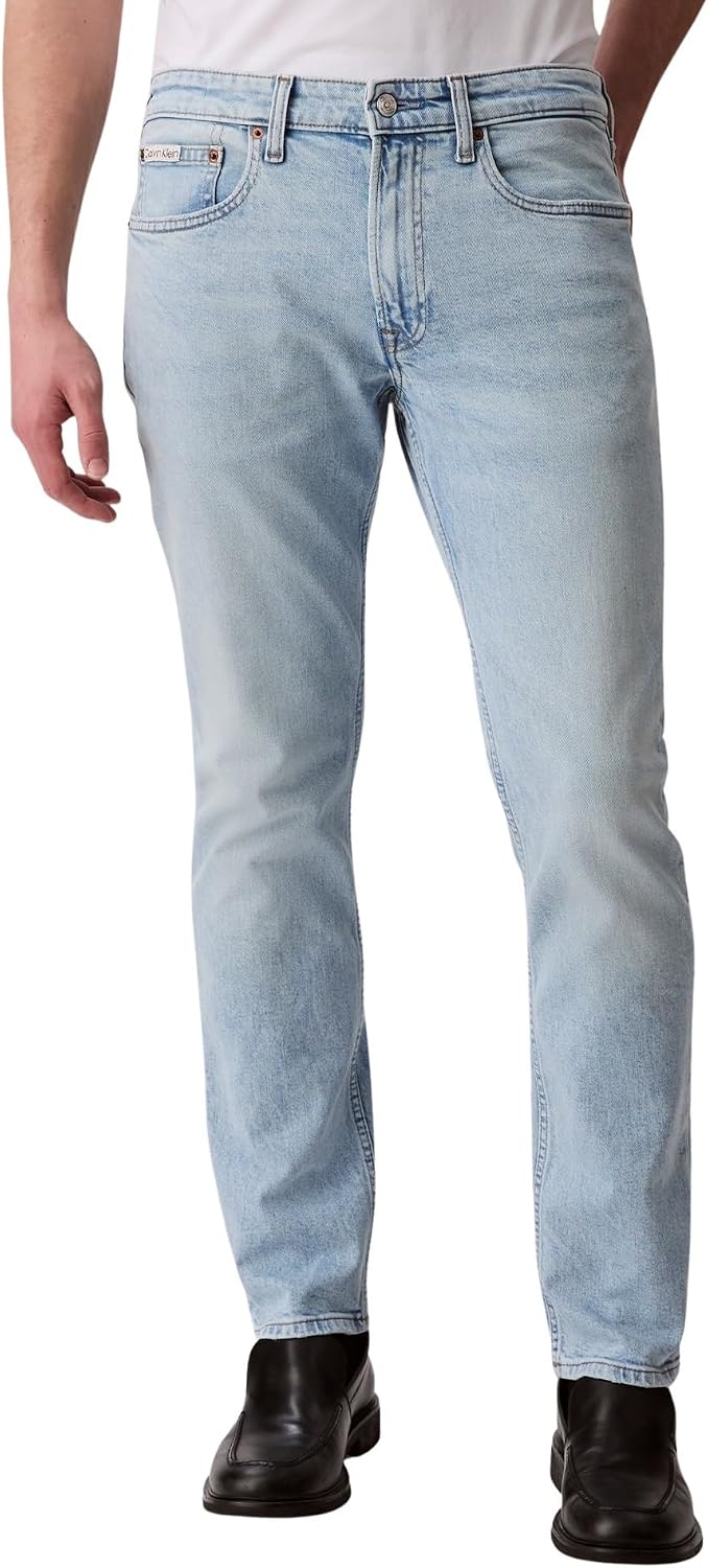Detalle de Calvin Klein Uomo Jeans Marbled Beacon Slim Fit