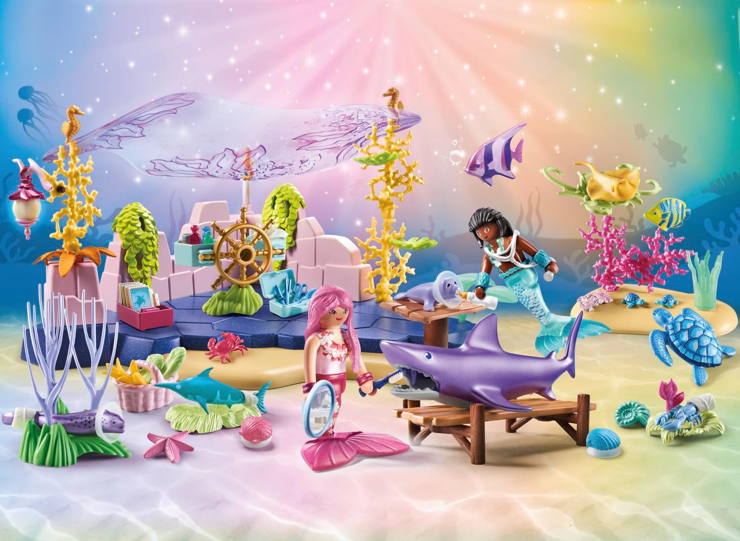 Detalle de PLAYMOBIL Princess Magic 71499 Unterwasser-Tierpflege – Für Kinder ab 4 Jahren