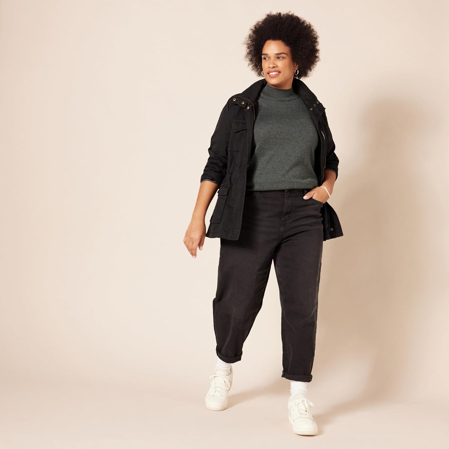 Thumbnail 6 de Amazon Essentials Damen Leichter Pullover mit Stehkragen – in Übergröße erhältlich
