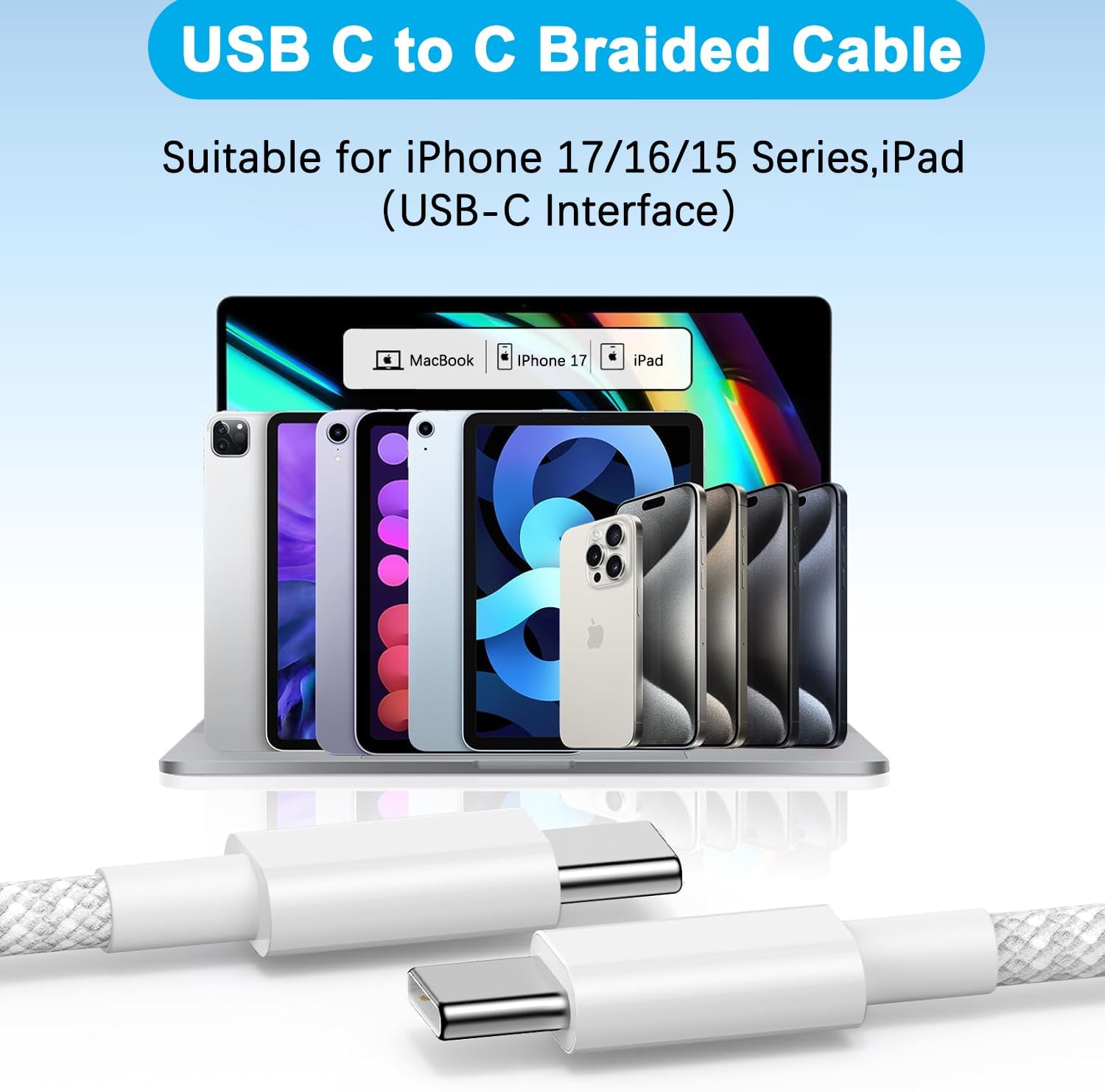 Thumbnail 4 de Apple iPhone 17 Fast Charger 2-Pack 6FT