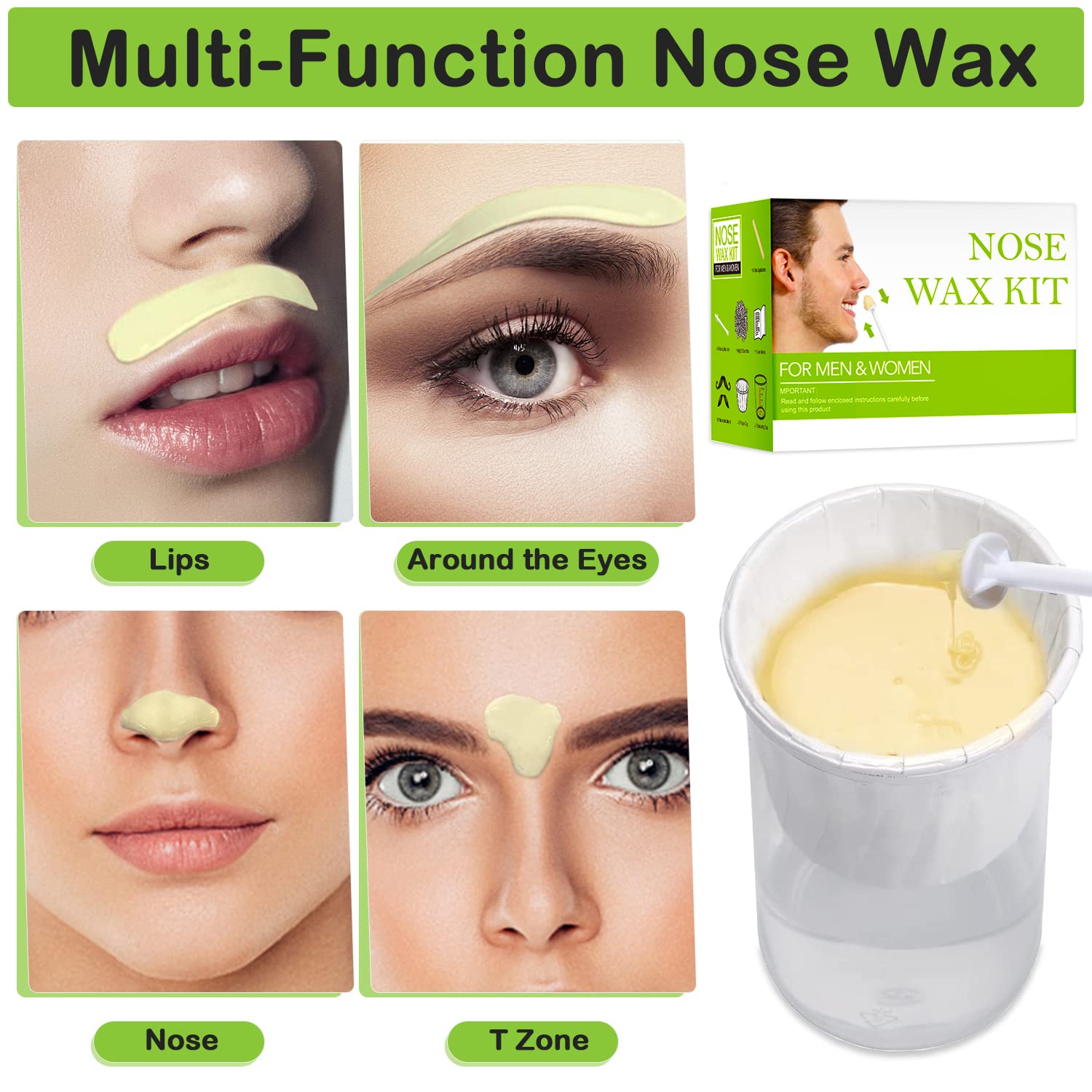 Thumbnail 6 de Nose Wax Kits Nasenwachs Set 100 g 🪒