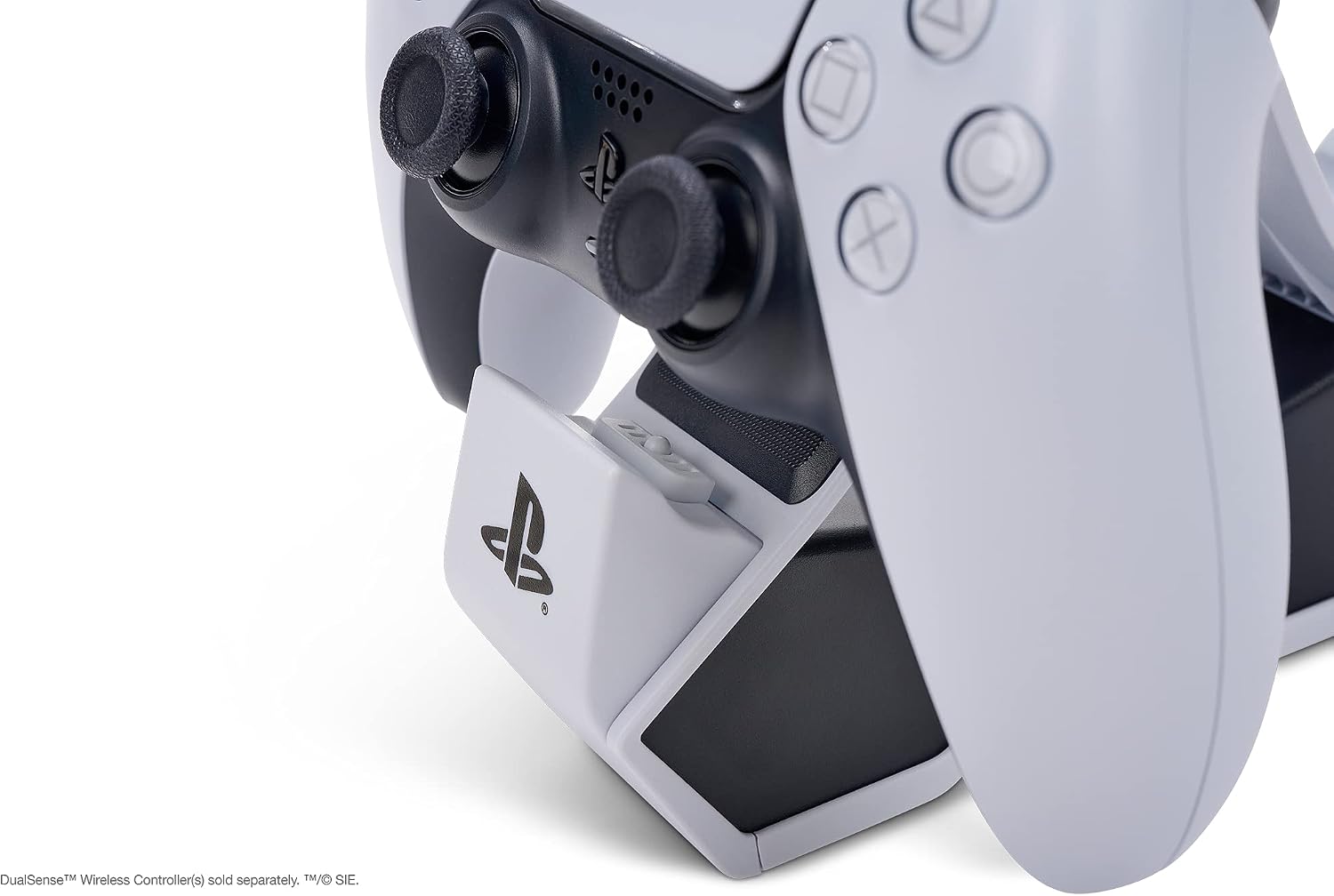 Detalle de PowerA Cargador Rápido Dual para 2 mandos DualSense (PS5) – Estación de carga doble