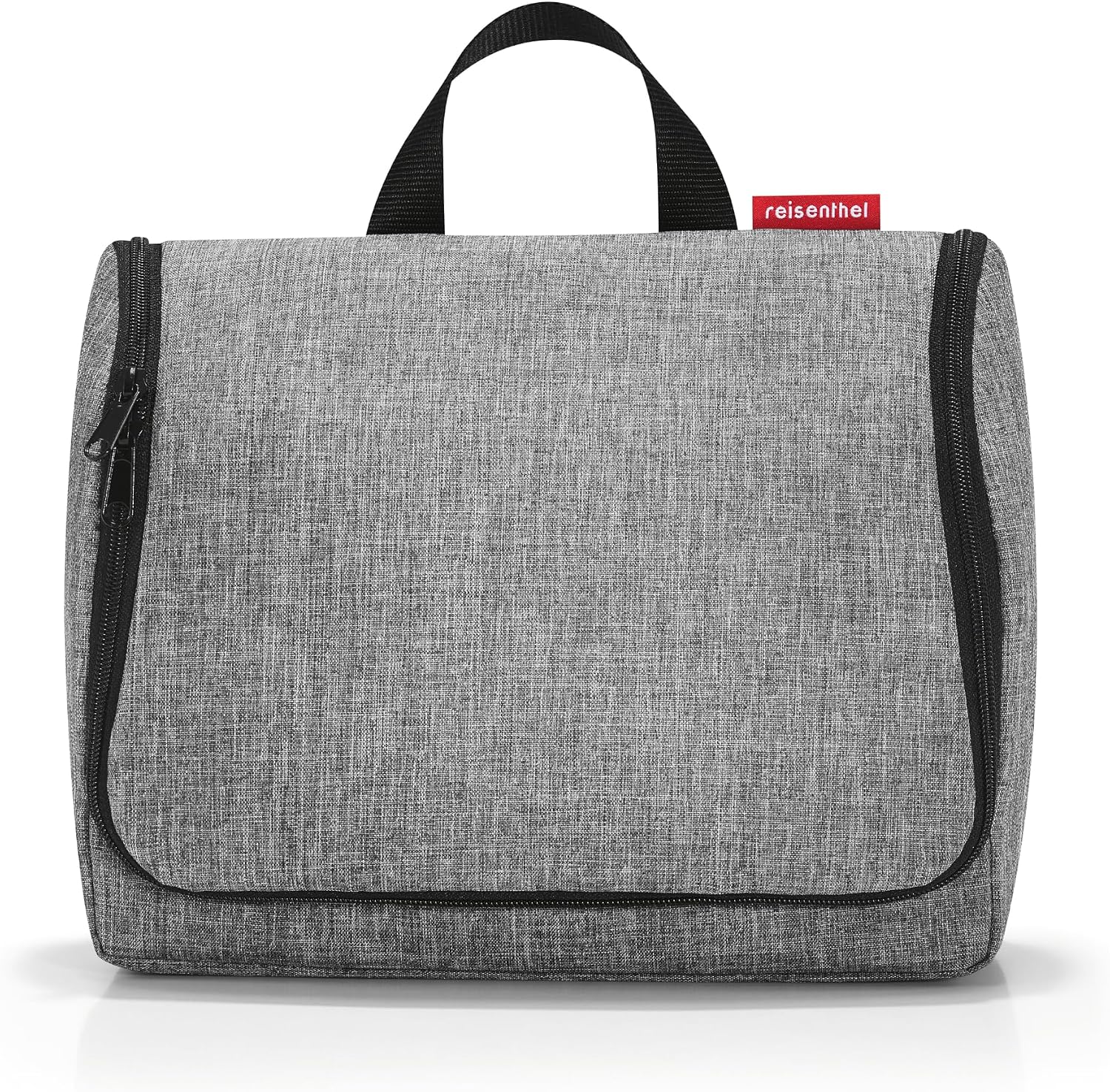 Detalle 2 de reisenthel toiletbag XL dots White – Großer Kulturbeutel mit Haken, wasserabweisend